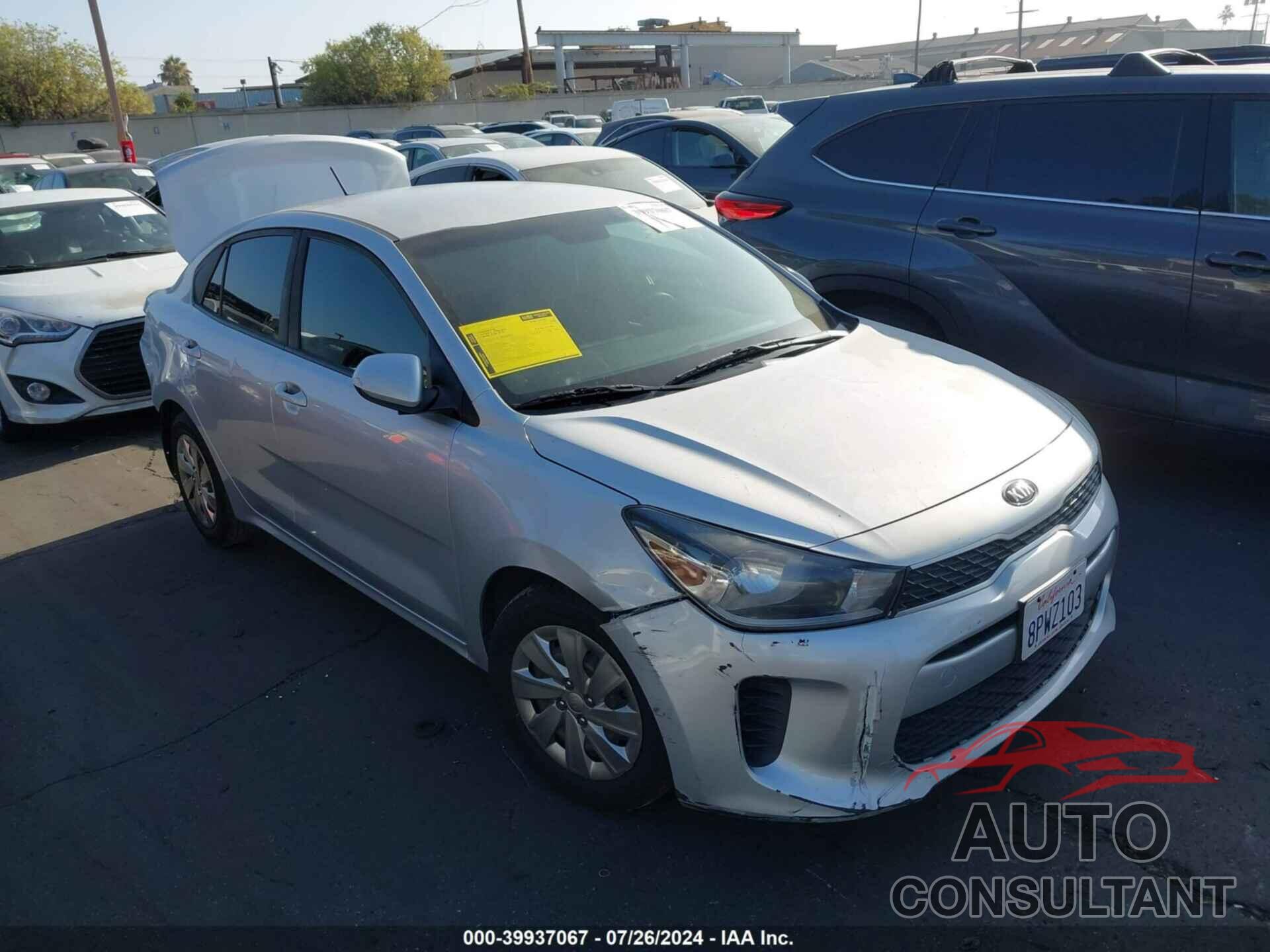 KIA RIO 2018 - 3KPA24AB6JE086168