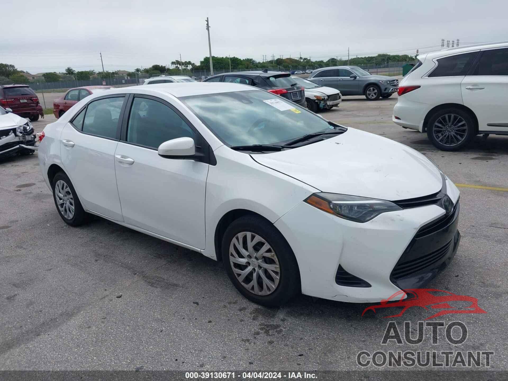 TOYOTA COROLLA 2019 - 5YFBURHE1KP944593