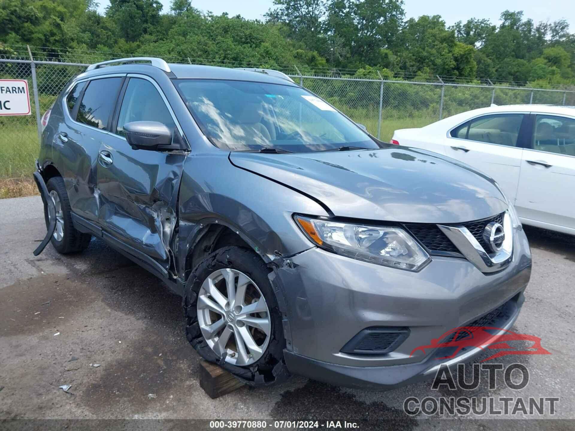 NISSAN ROGUE 2016 - KNMAT2MT3GP632908