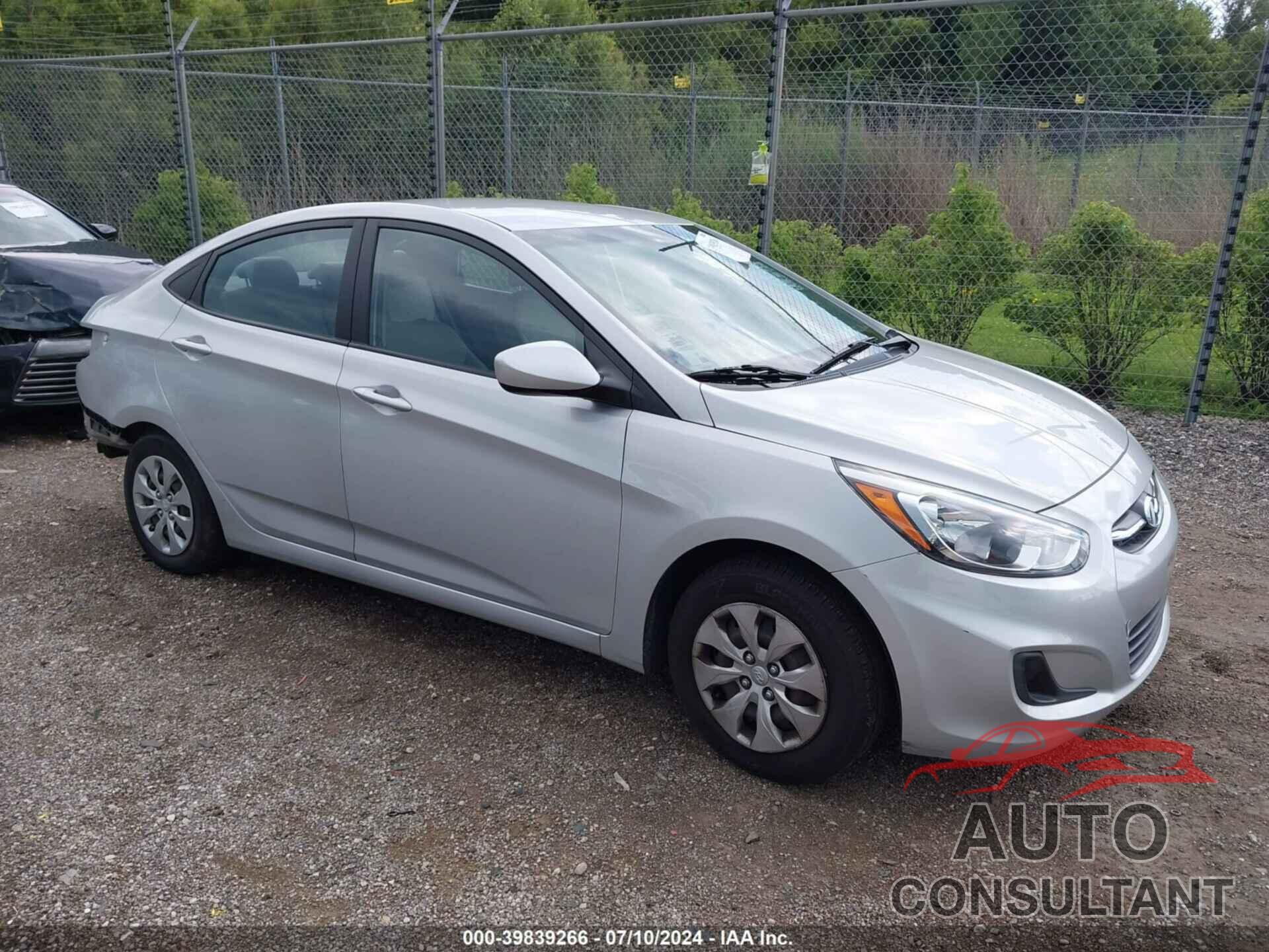 HYUNDAI ACCENT 2017 - KMHCT4AE6HU188822