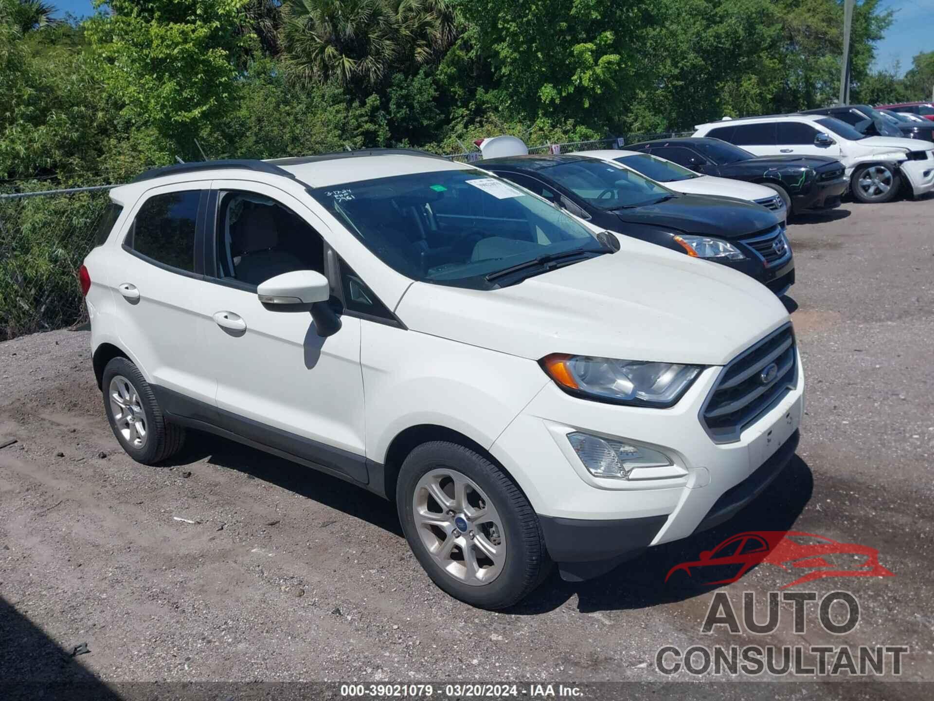 FORD ECOSPORT 2021 - MAJ3S2GE9MC407961