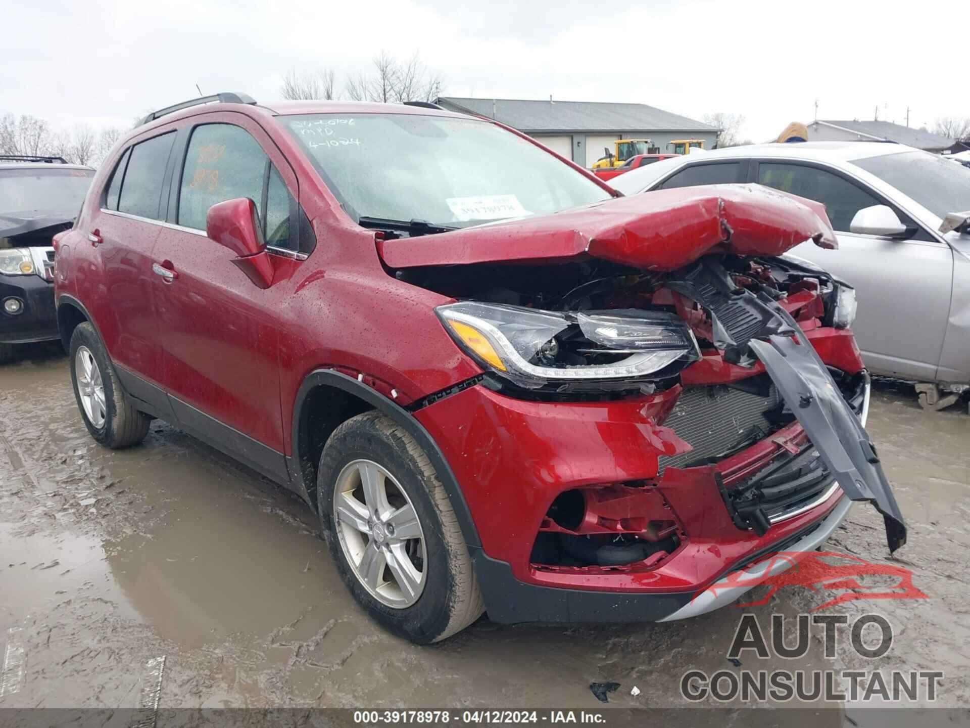 CHEVROLET TRAX 2019 - 3GNCJPSBXKL398610