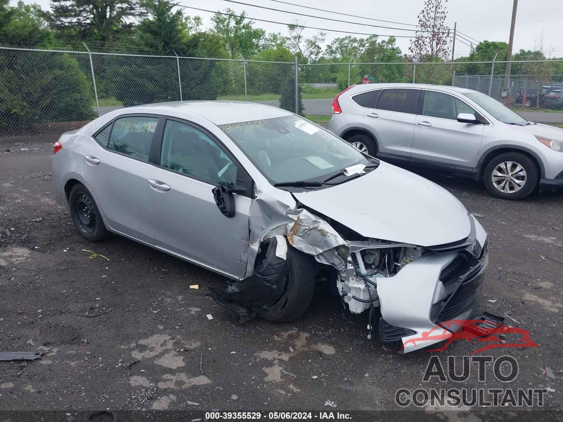 TOYOTA COROLLA 2019 - 2T1BURHE6KC243645