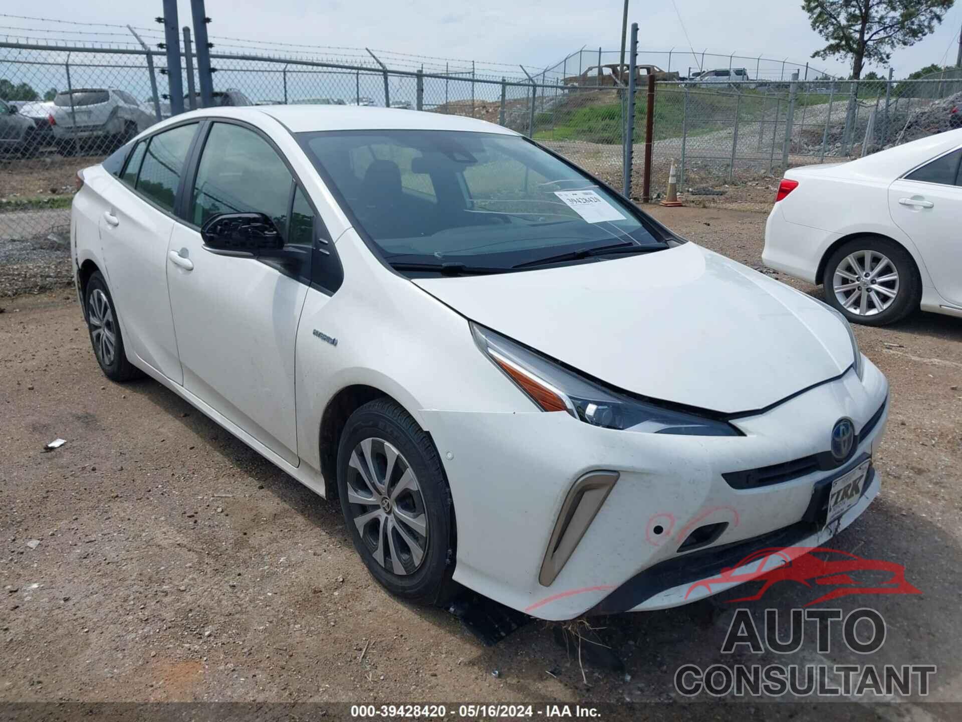 TOYOTA PRIUS 2021 - JTDL9MFU9M3027805