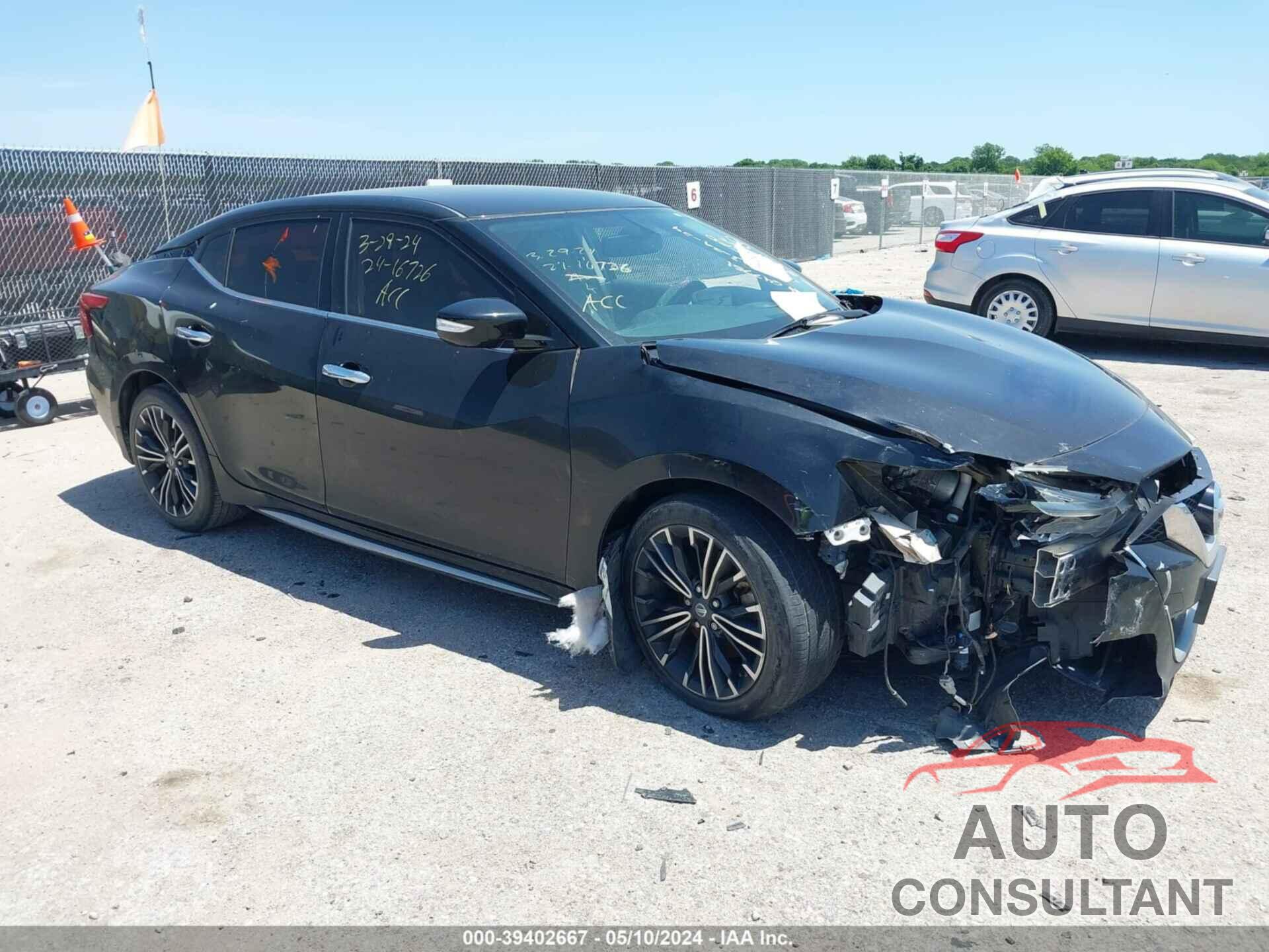 NISSAN MAXIMA 2017 - 1N4AA6AP9HC398339