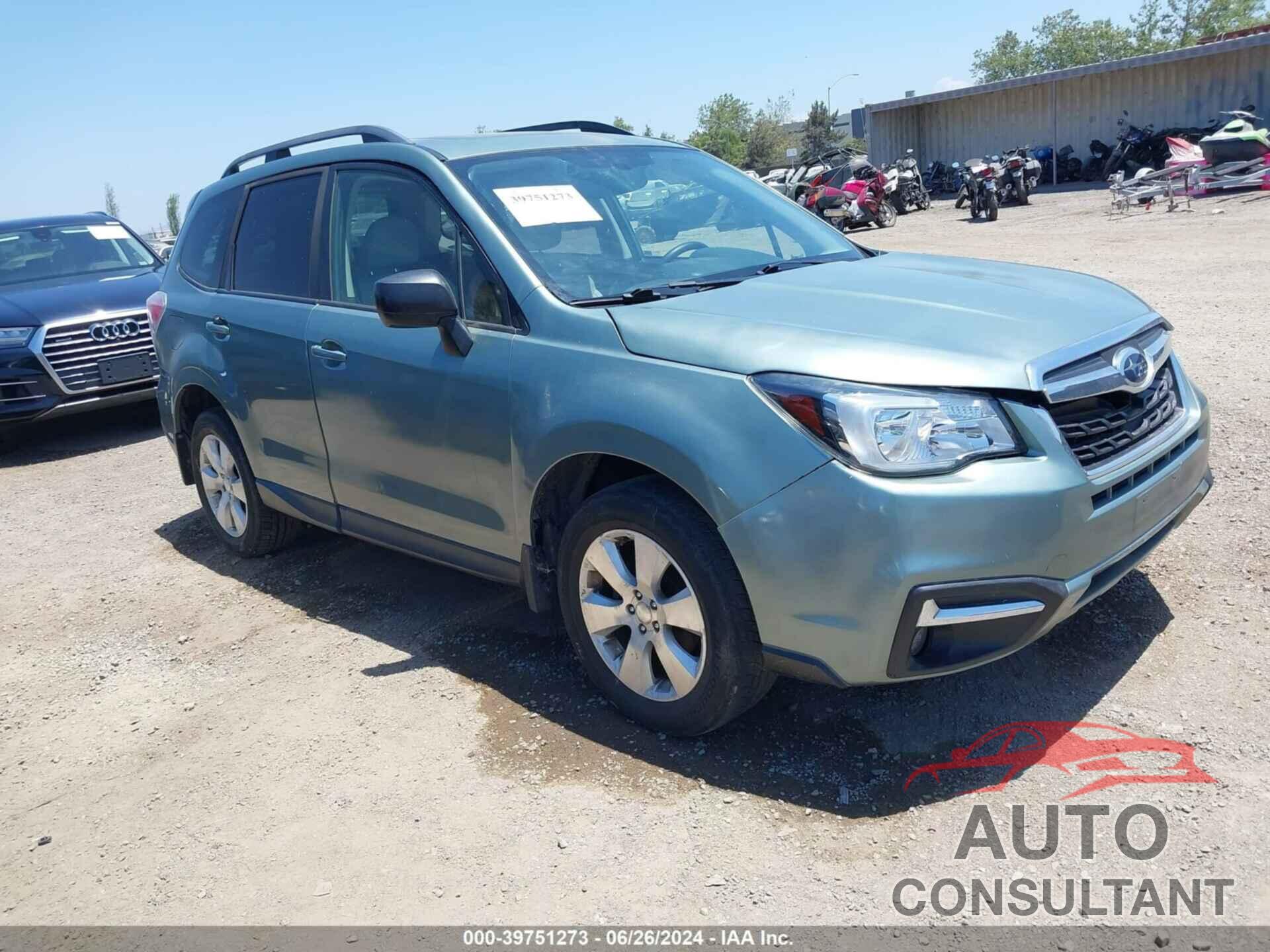 SUBARU FORESTER 2018 - JF2SJAGC3JH586676