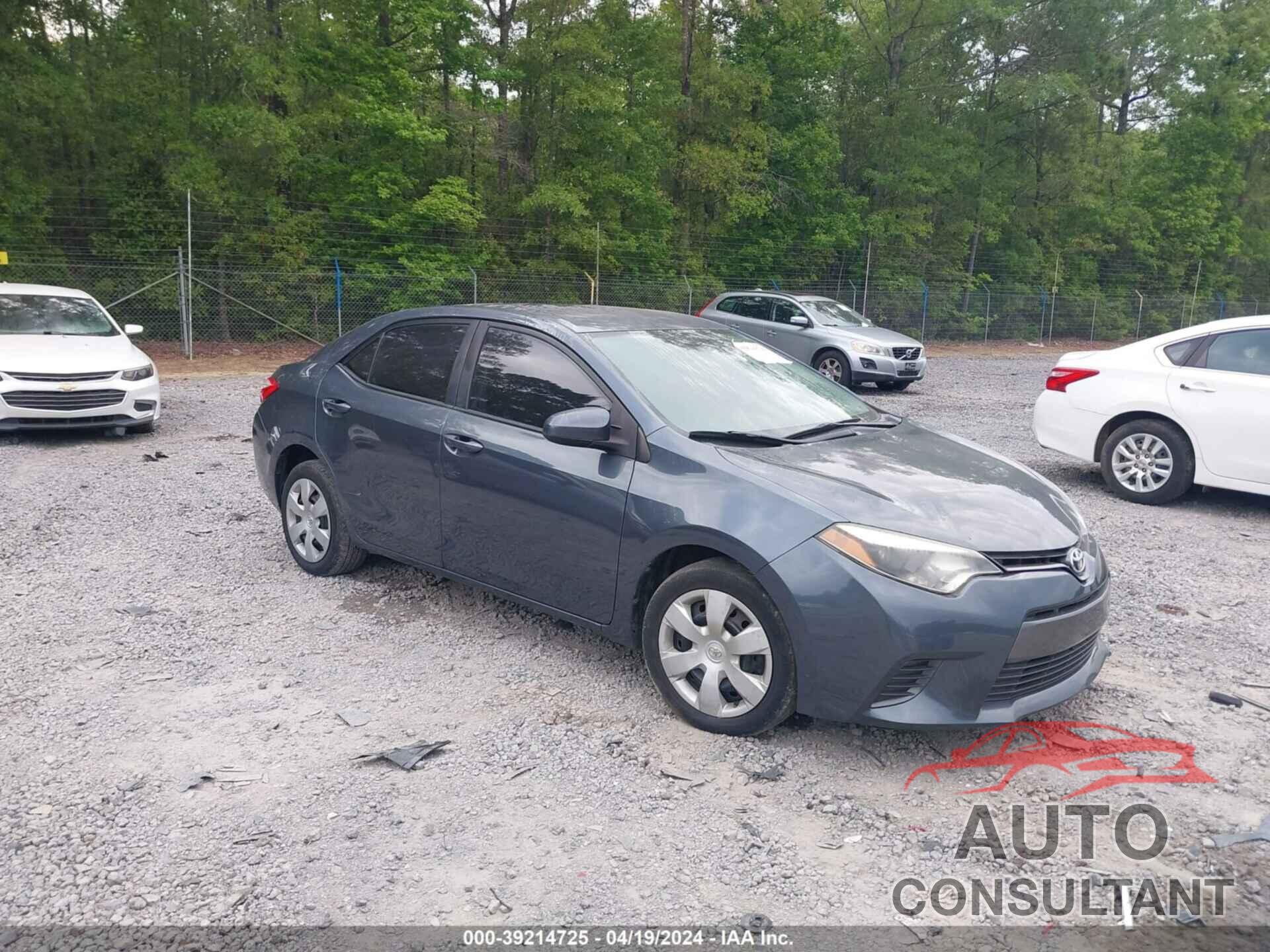 TOYOTA COROLLA 2016 - 2T1BURHE0GC714454