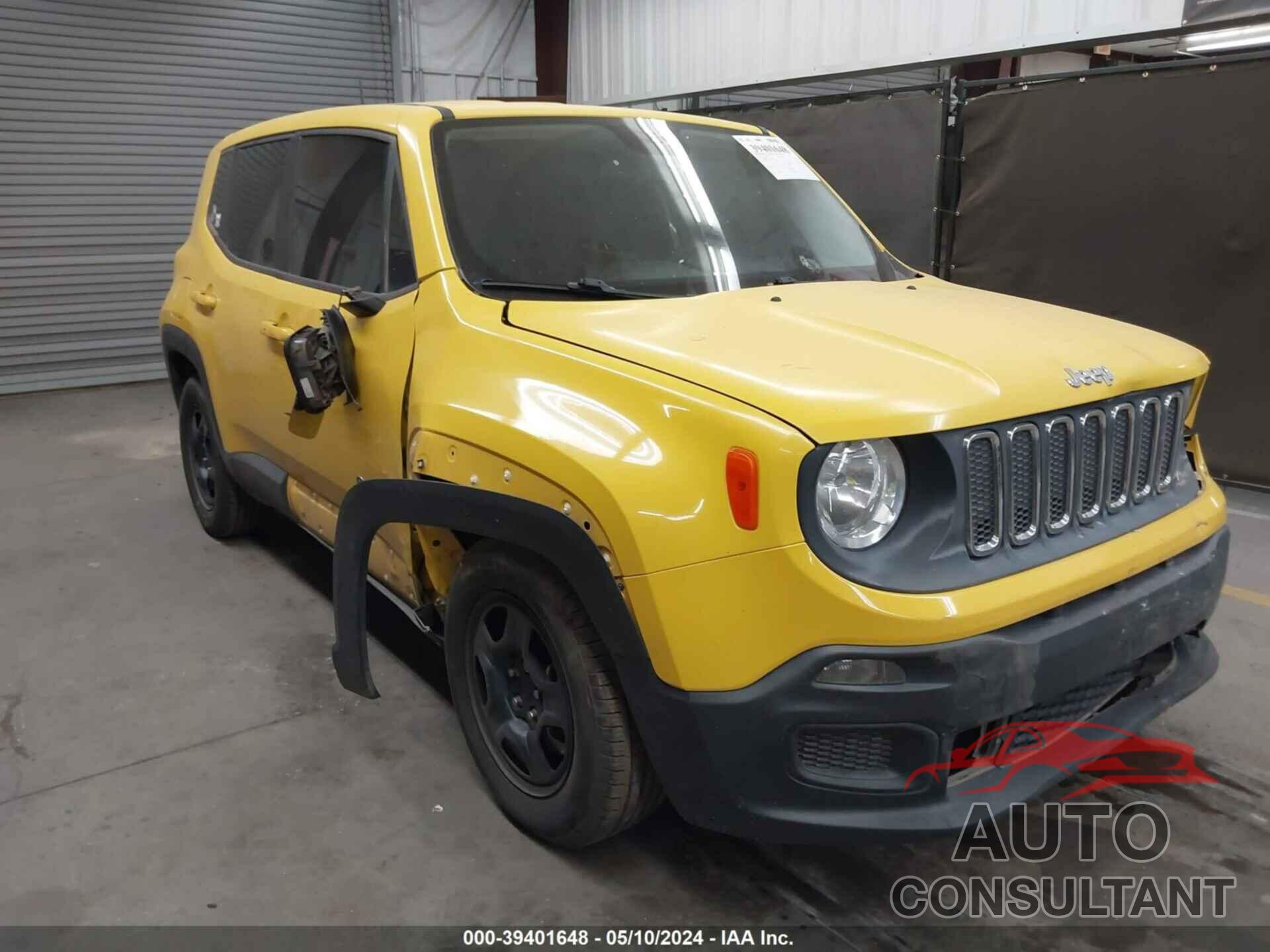 JEEP RENEGADE 2016 - ZACCJAAT9GPD47050