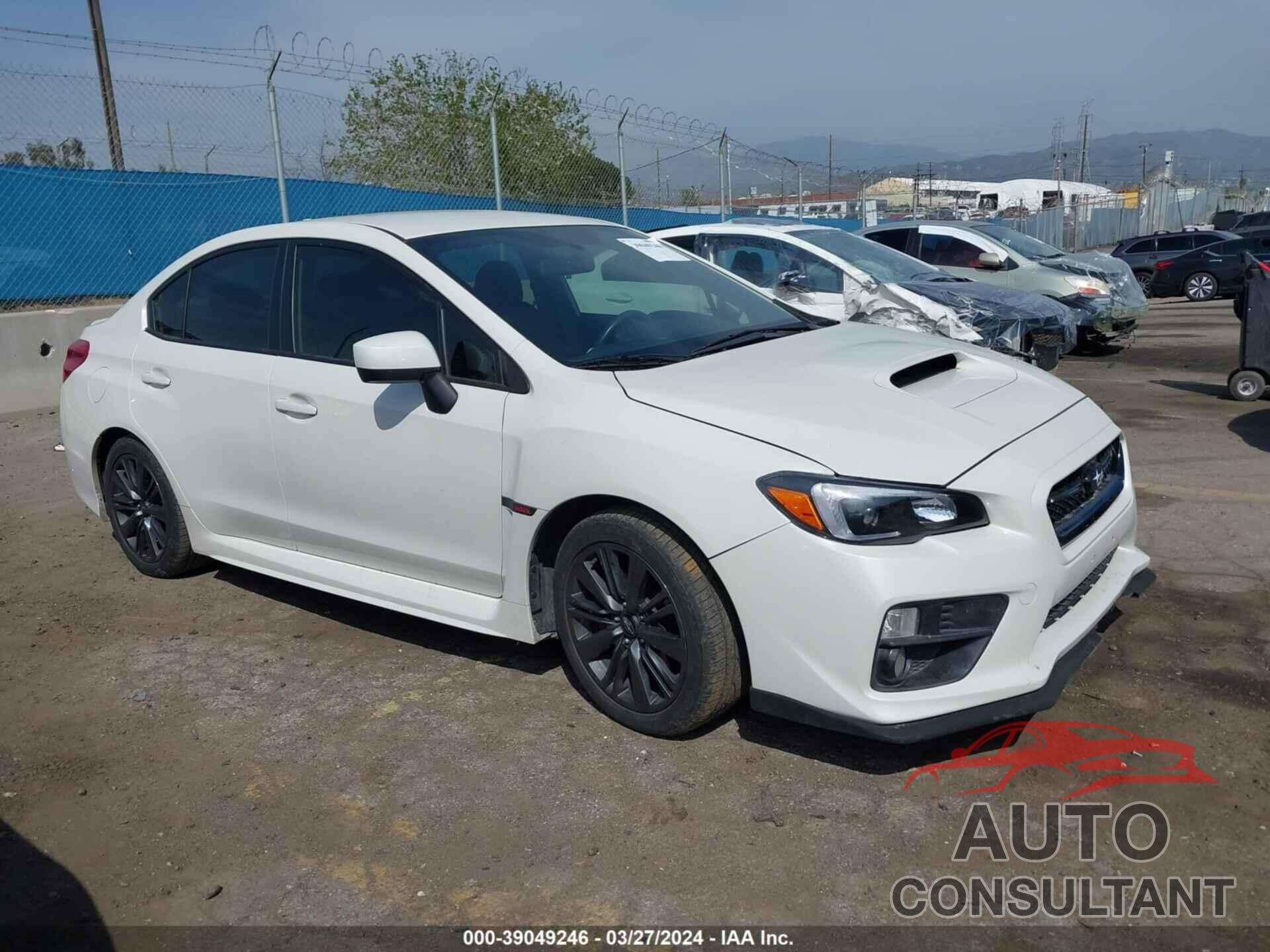 SUBARU WRX 2018 - JF1VA1A69J9832077