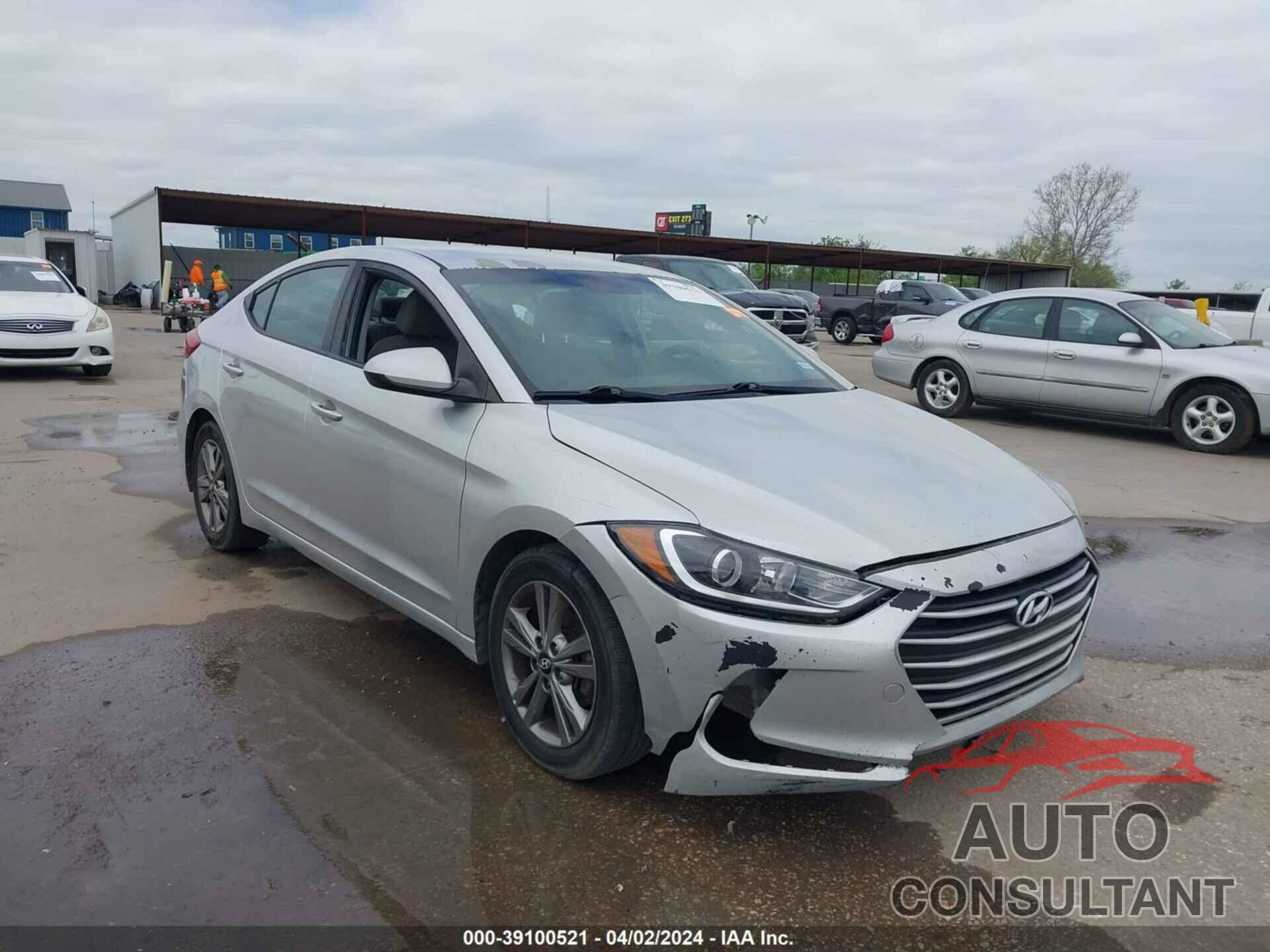 HYUNDAI ELANTRA 2018 - 5NPD84LF1JH217935