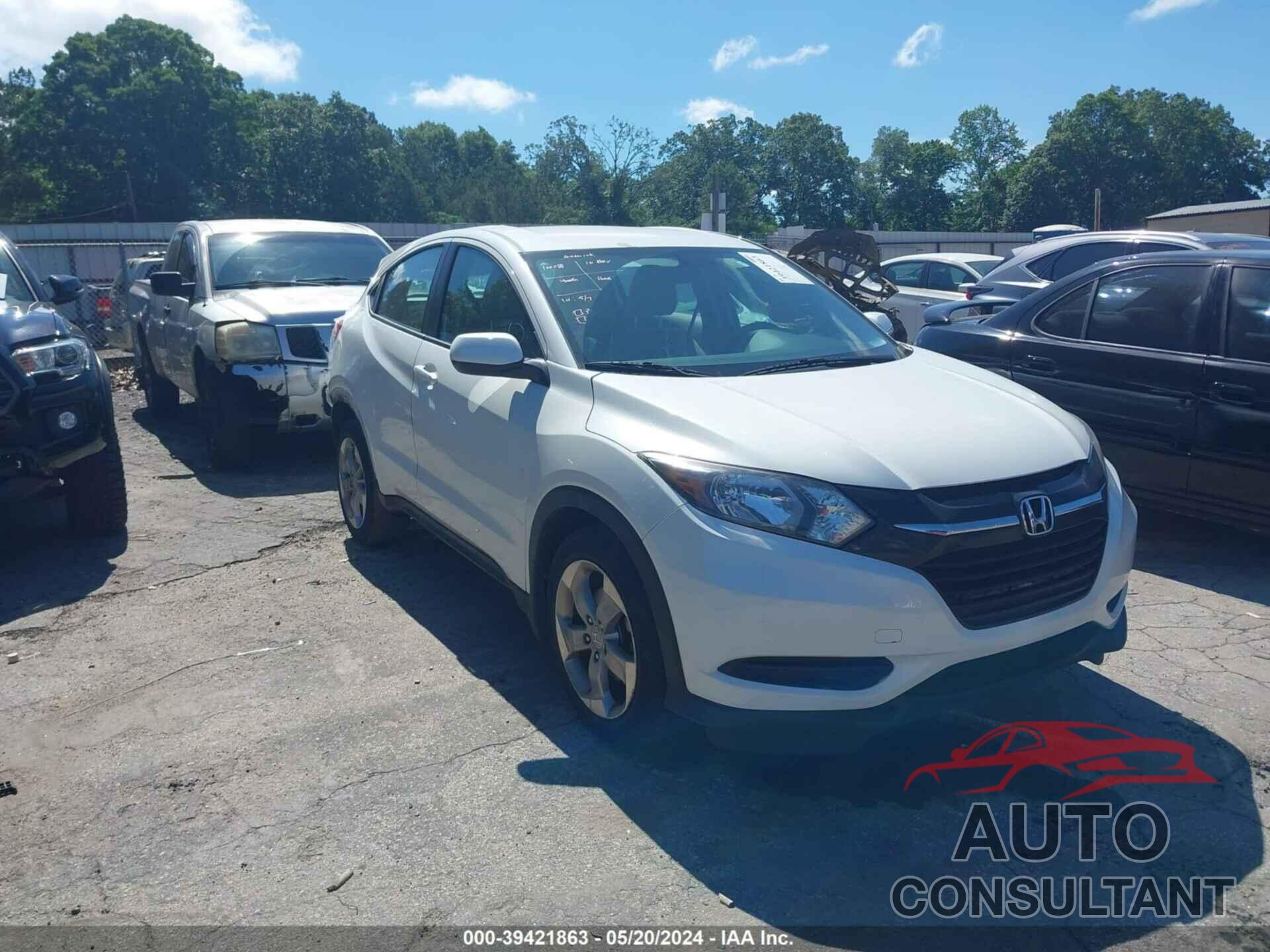 HONDA HR-V 2016 - 3CZRU5H34GM752860