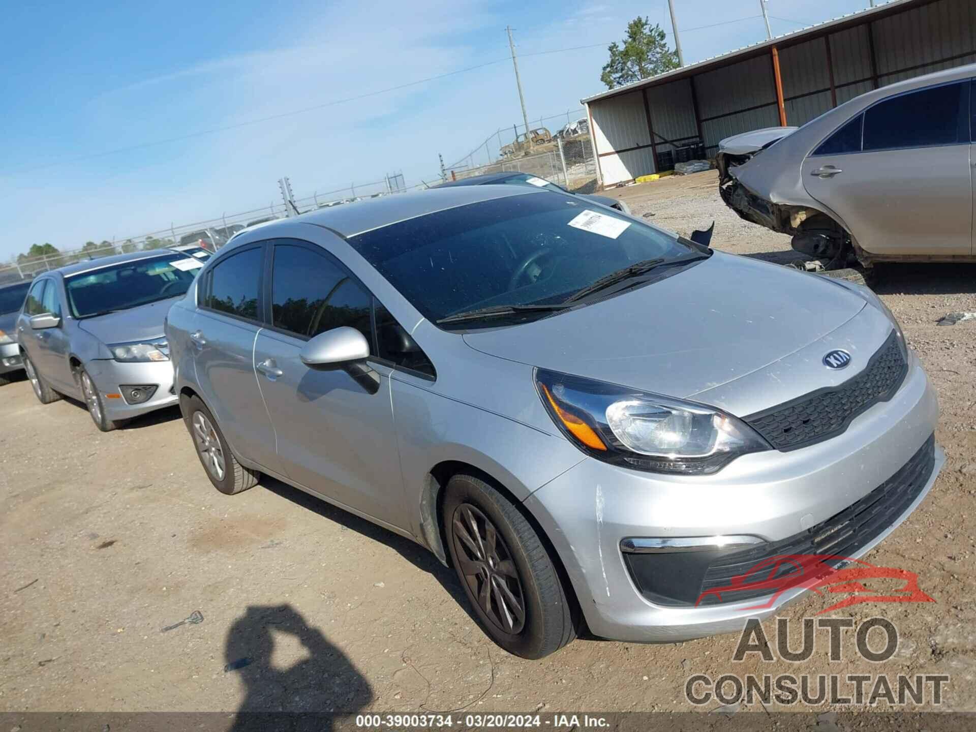 KIA RIO 2016 - KNADM4A39G6646647