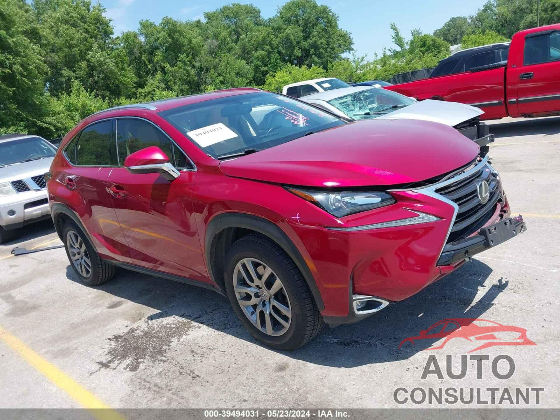 LEXUS NX 200T 2016 - JTJBARBZ8G2086286