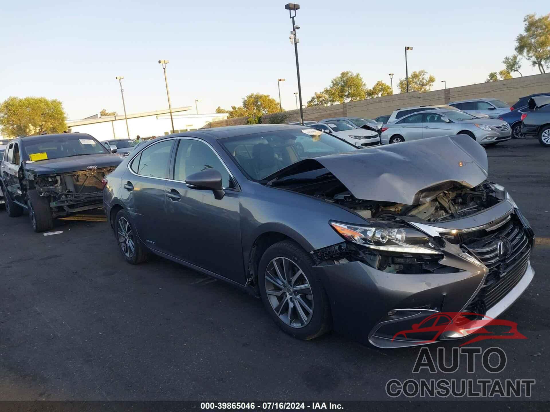 LEXUS ES 300H 2016 - JTHBW1GG5G2112046