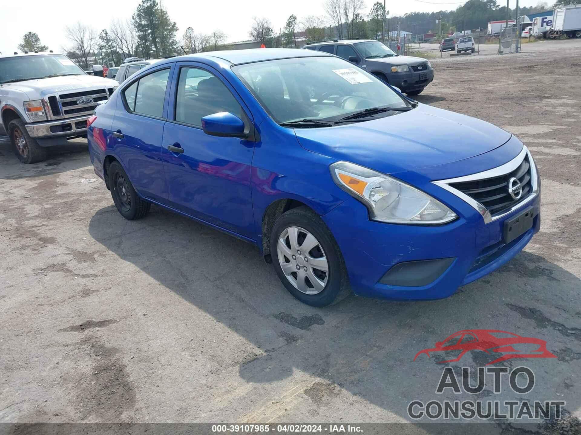 NISSAN VERSA 2016 - 3N1CN7AP5GL888179