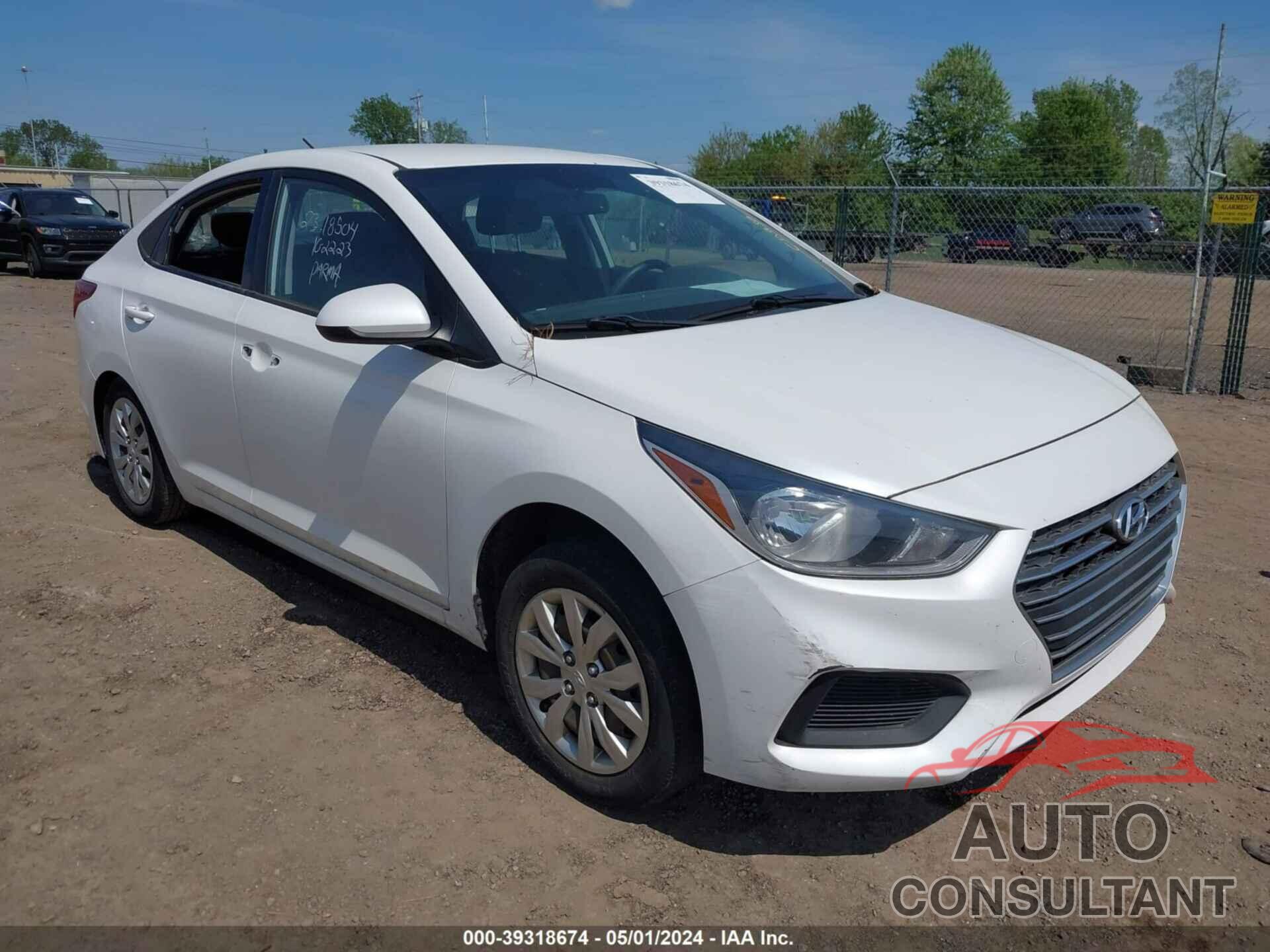 HYUNDAI ACCENT 2019 - 3KPC24A39KE047366