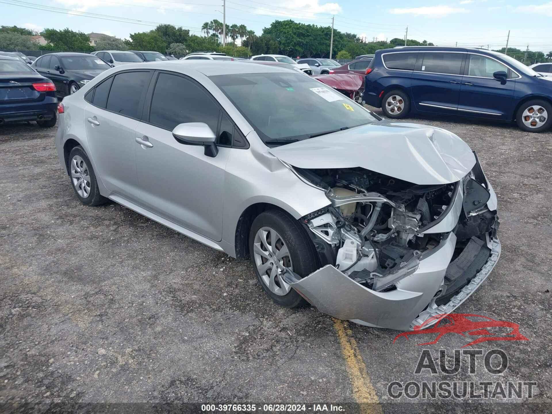 TOYOTA COROLLA 2020 - JTDEPRAE0LJ026645