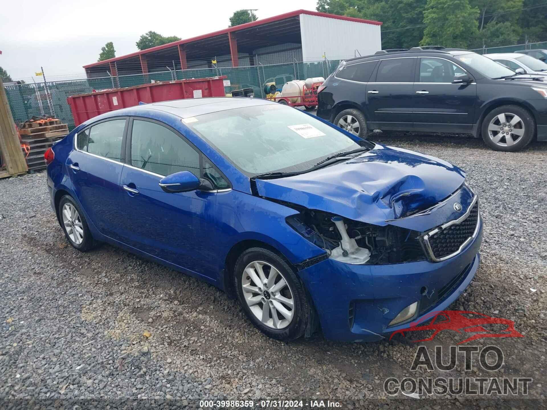 KIA FORTE 2017 - 3KPFL4A78HE050412