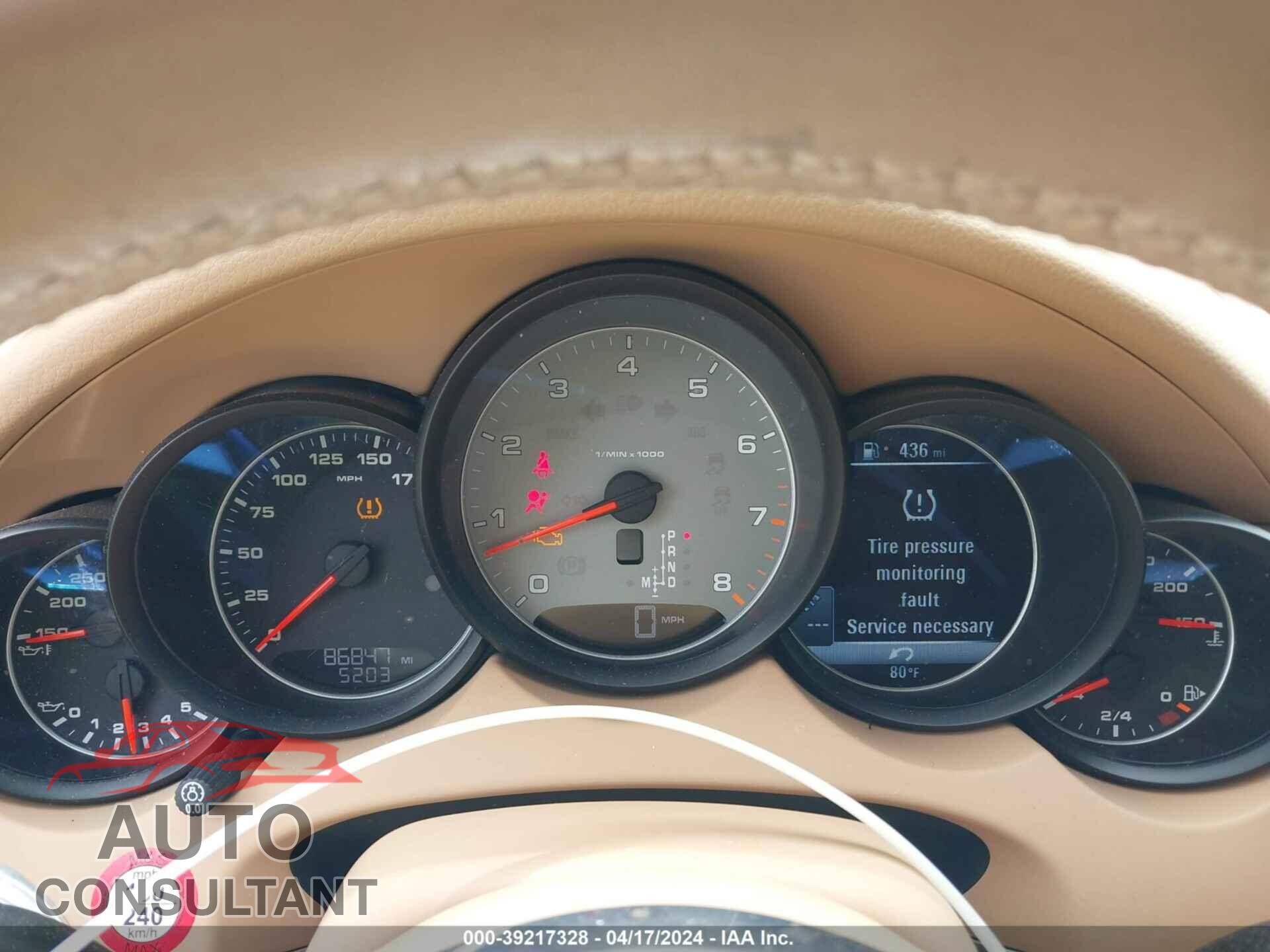 PORSCHE CAYENNE 2016 - WP1AB2A20GLA93524
