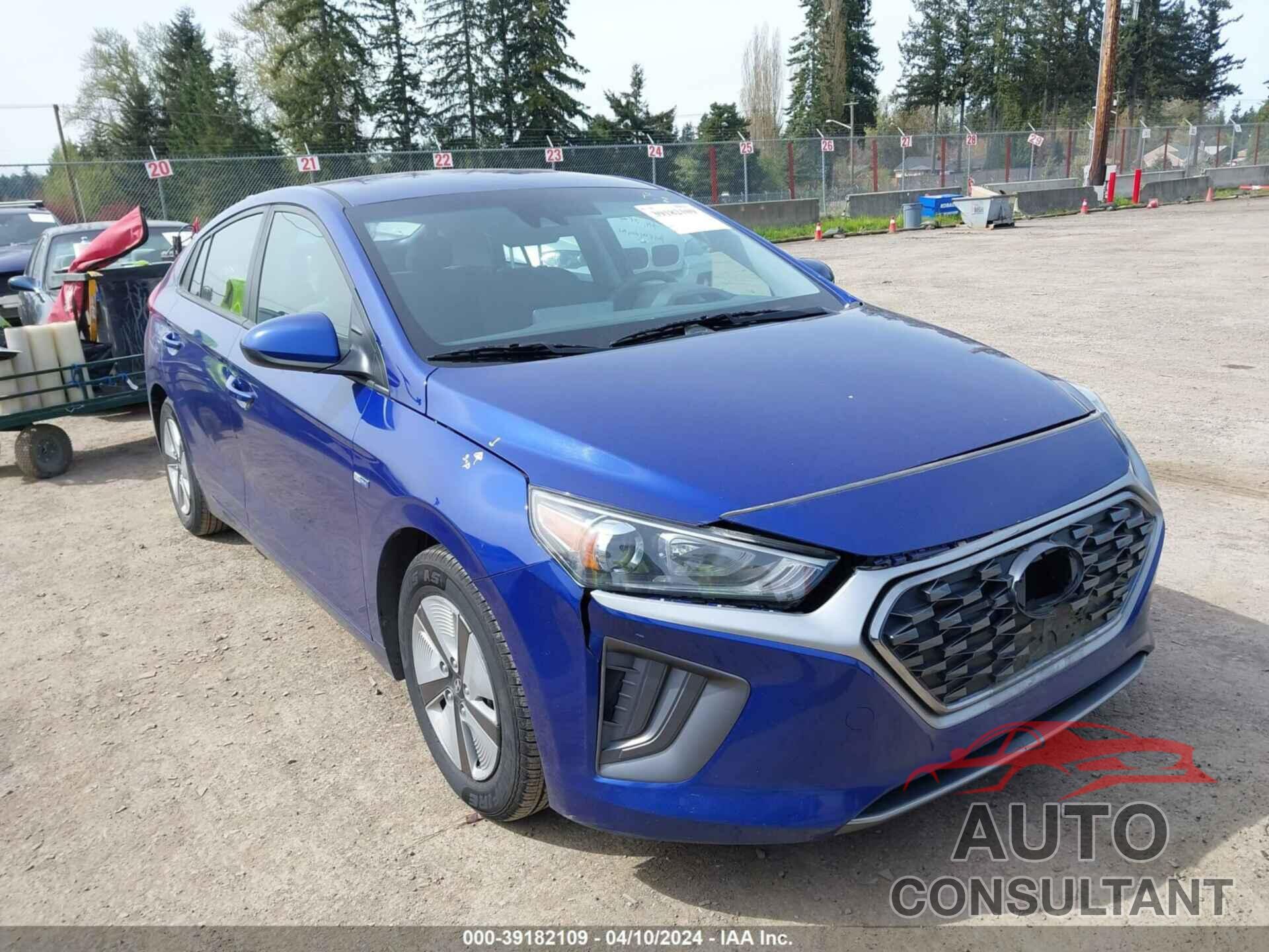 HYUNDAI IONIQ HYBRID 2020 - KMHC65LC5LU234657