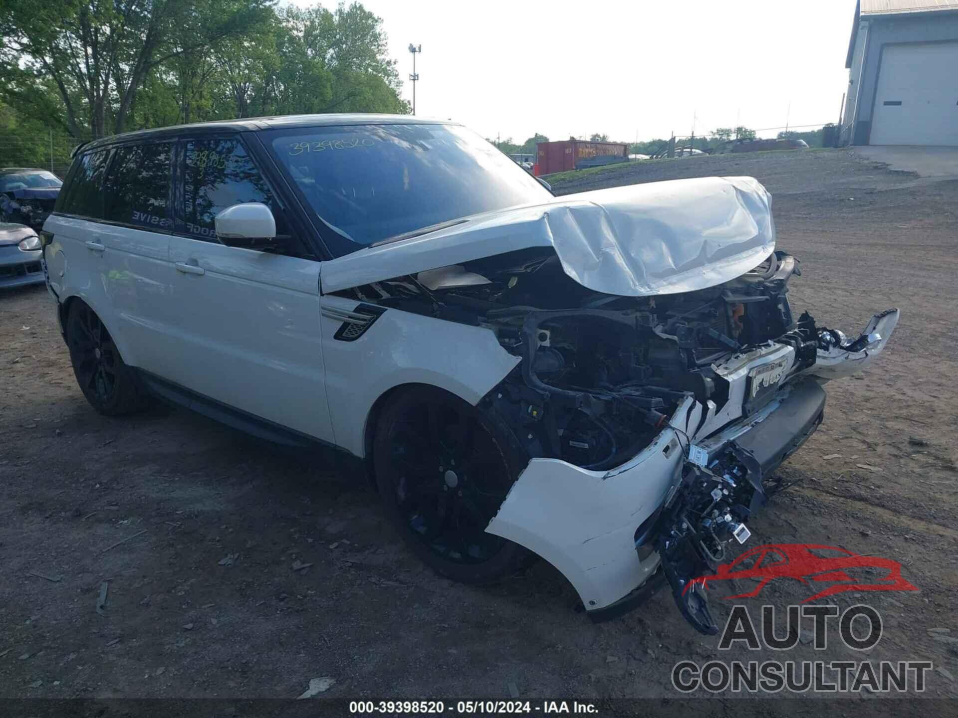 LAND ROVER RANGE ROVER SPORT 2016 - SALWR2PF4GA586530