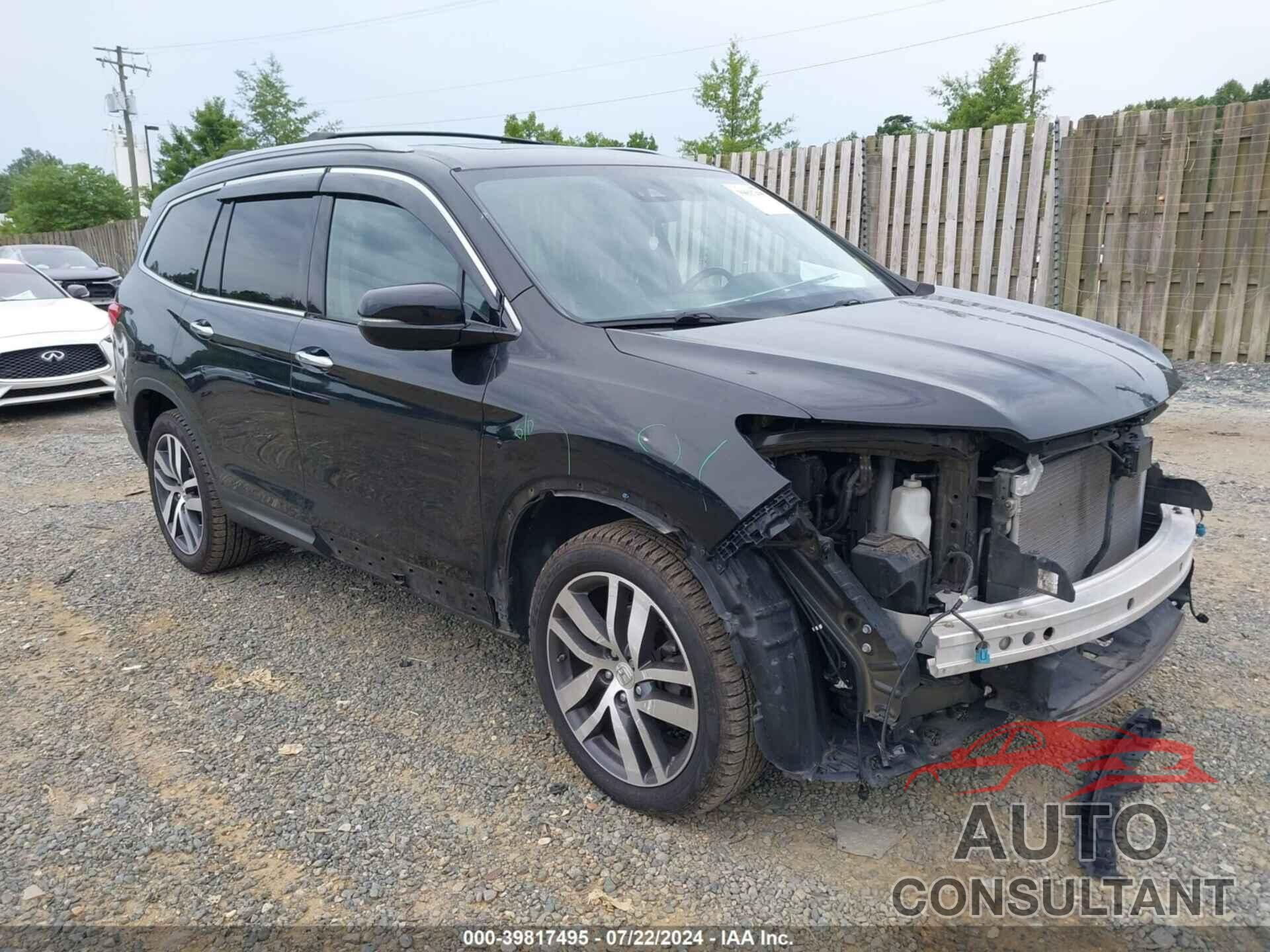 HONDA PILOT 2016 - 5FNYF6H0XGB102796