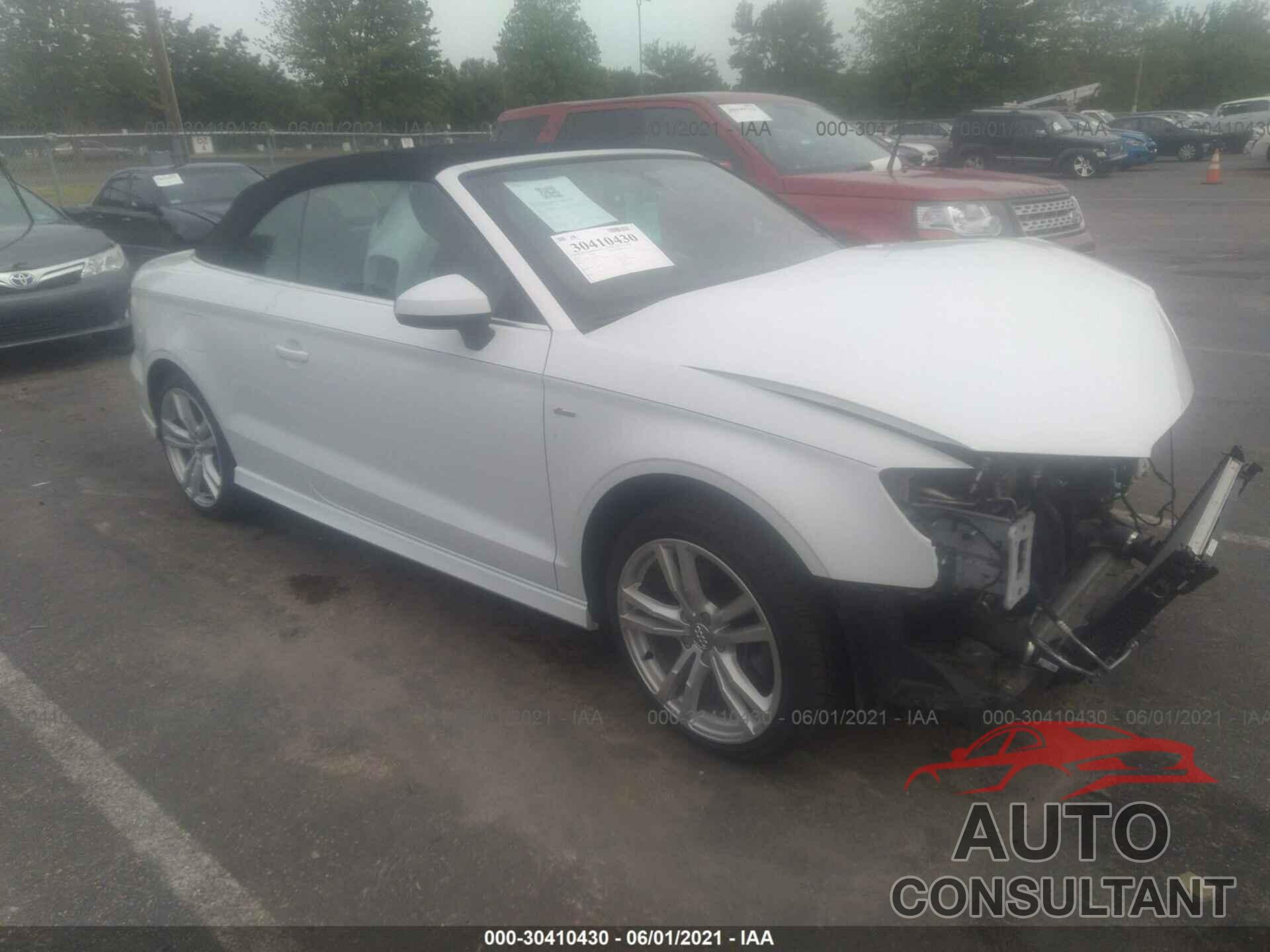 AUDI A3 CABRIOLET 2018 - WAUY8LFF9J1003061