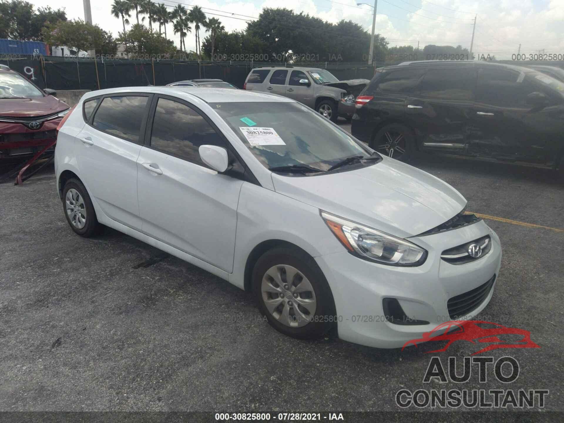 HYUNDAI ACCENT 2017 - KMHCT5AE2HU356980