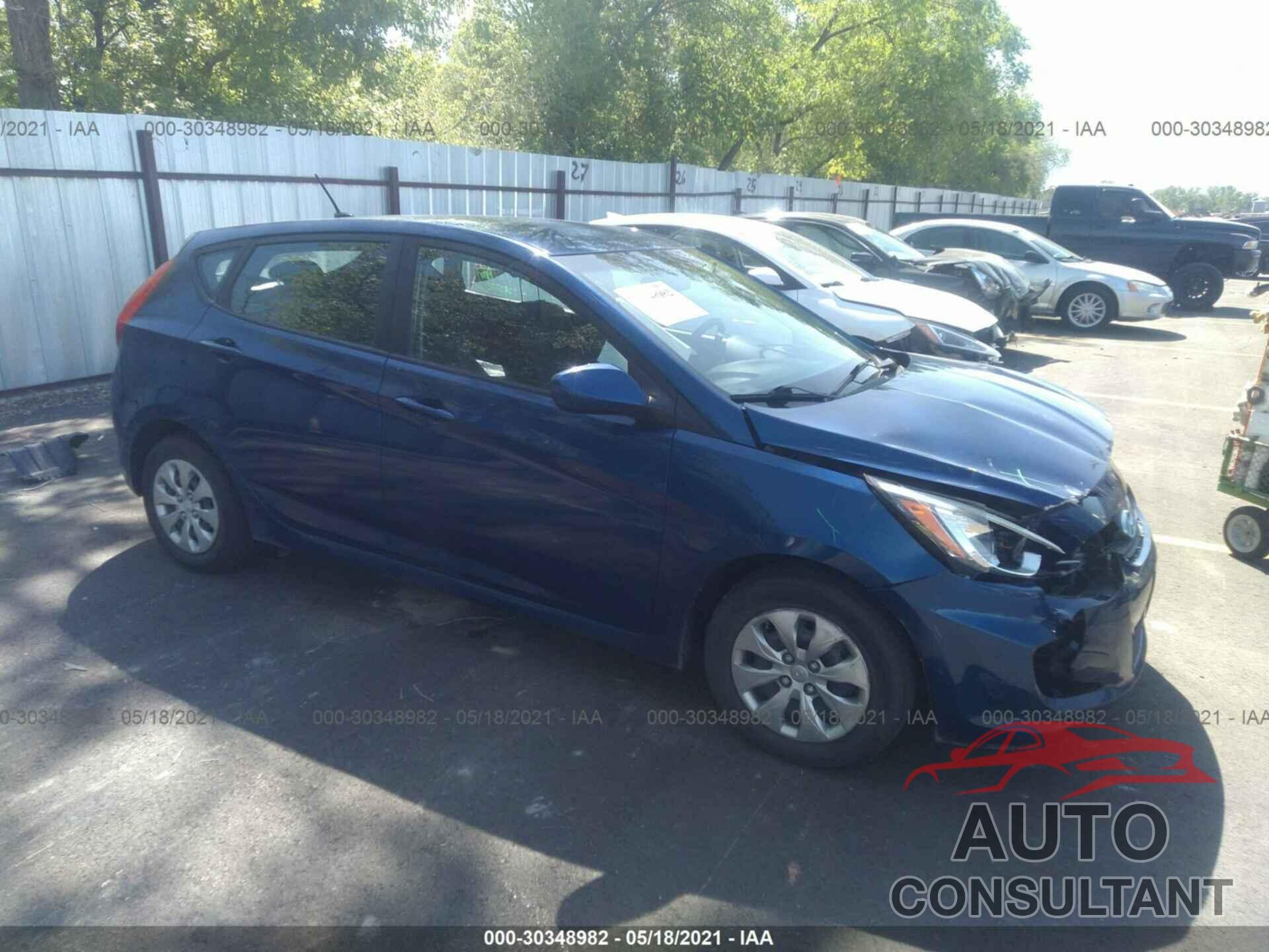 HYUNDAI ACCENT 2017 - KMHCT5AEXHU337237