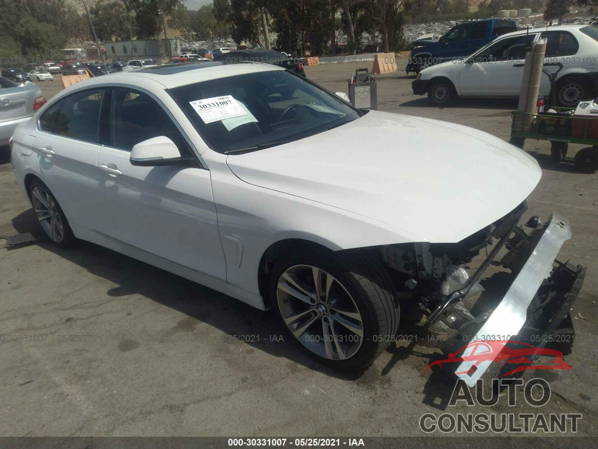 BMW 4 SERIES 2019 - WBA4J1C53KBM17063