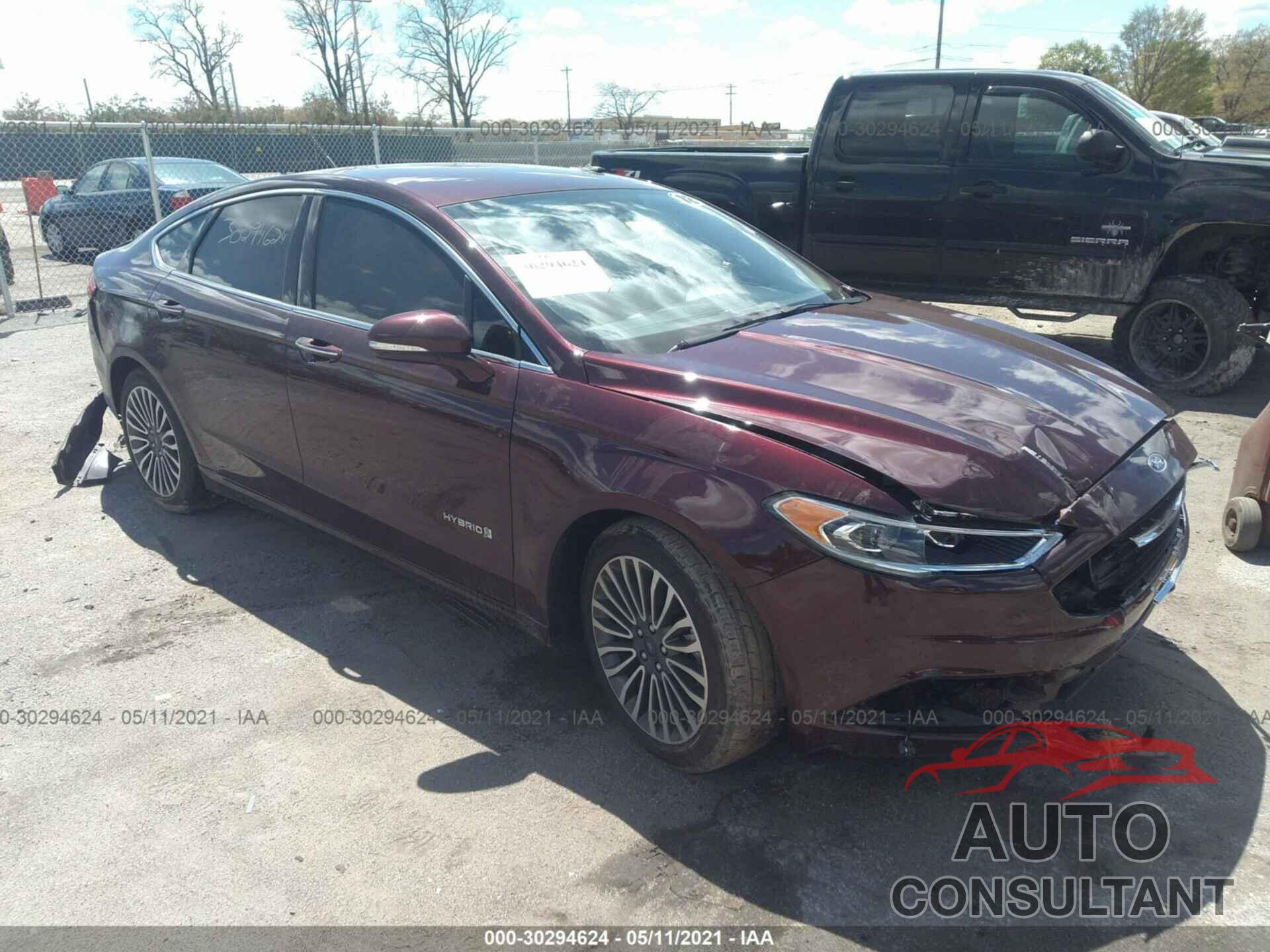 FORD FUSION HYBRID 2018 - 3FA6P0RU6JR185139