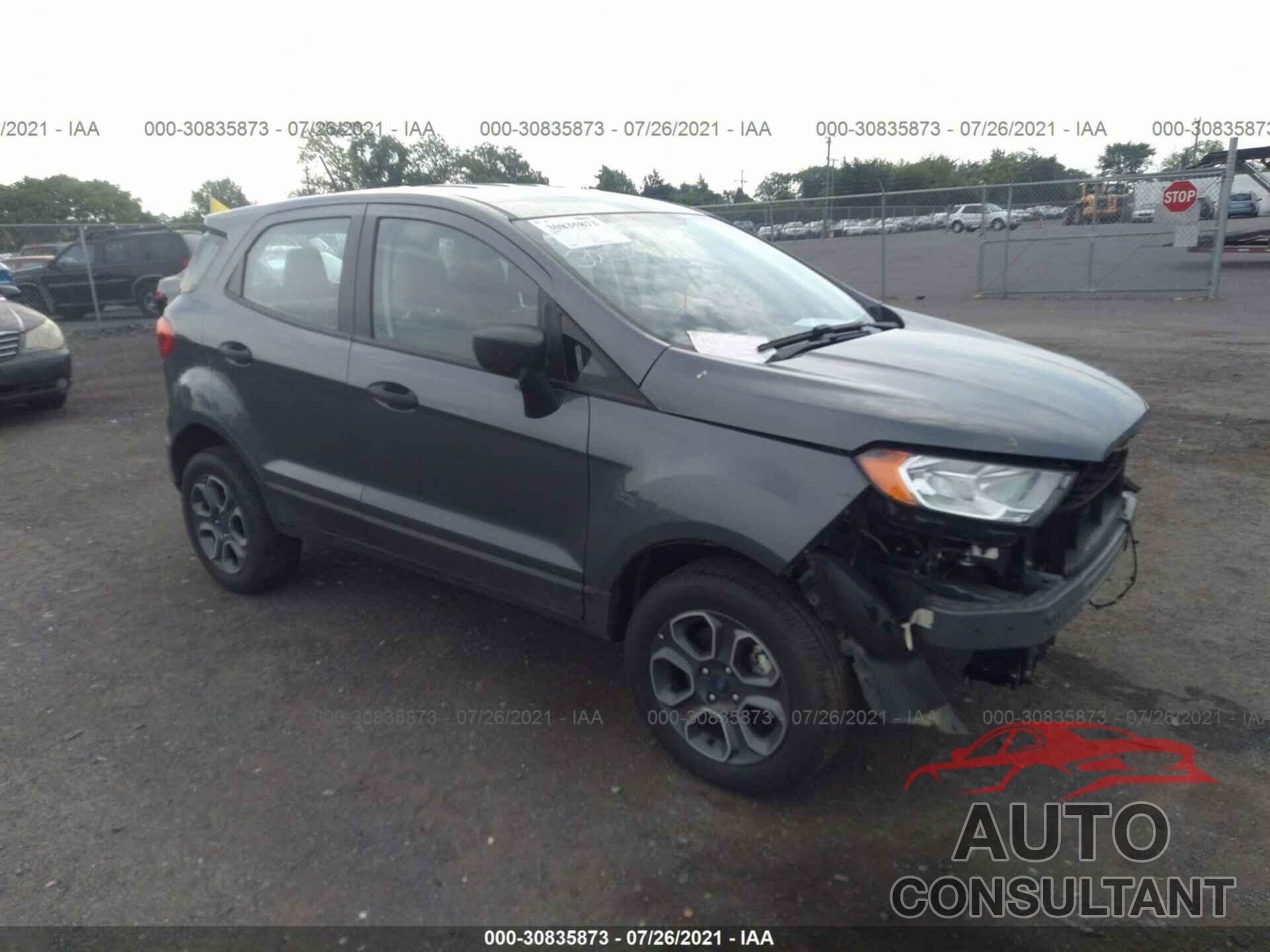 FORD ECOSPORT 2020 - MAJ6S3FL8LC366658