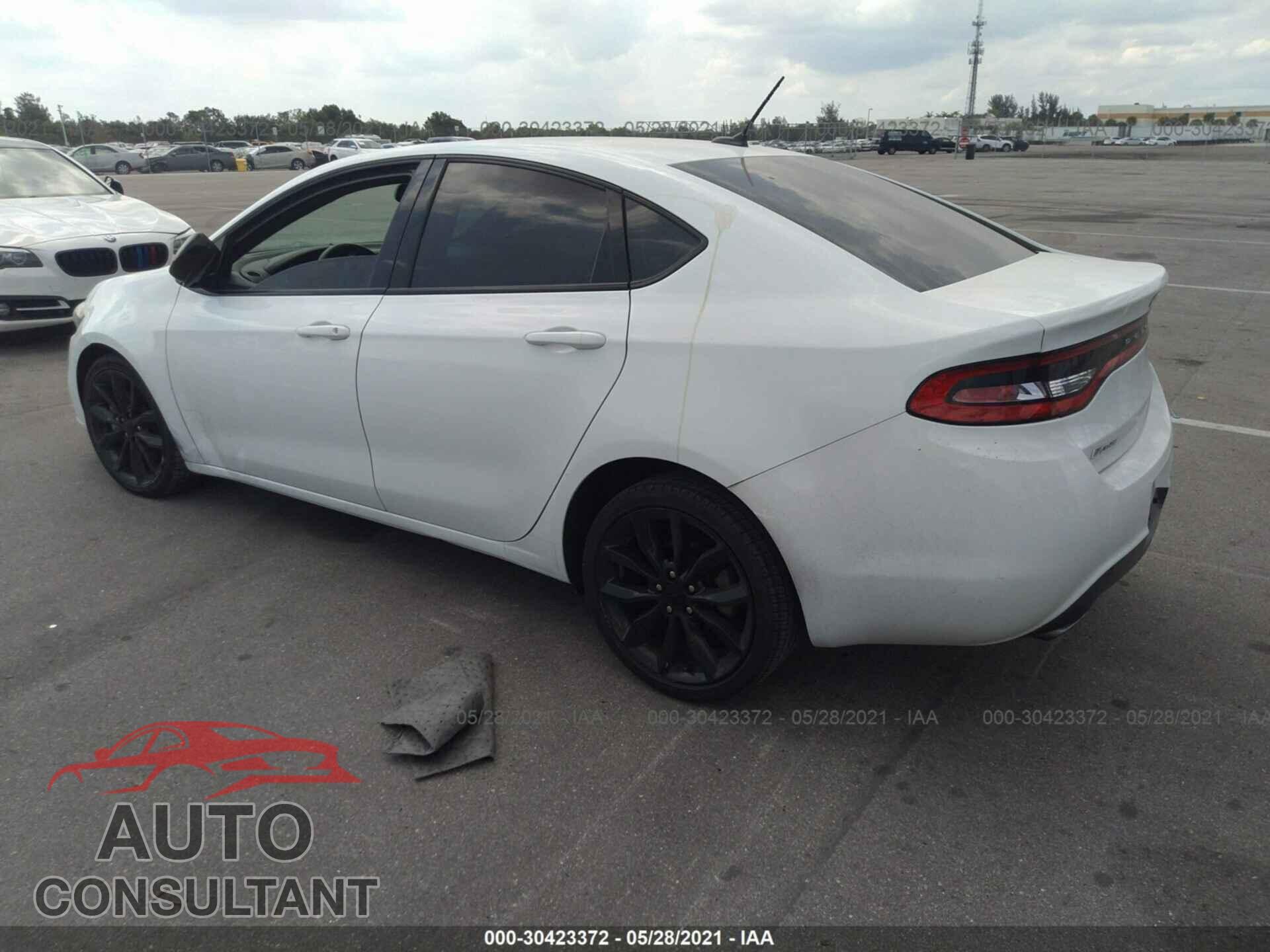 DODGE DART 2016 - 1C3CDFBBXGD682542