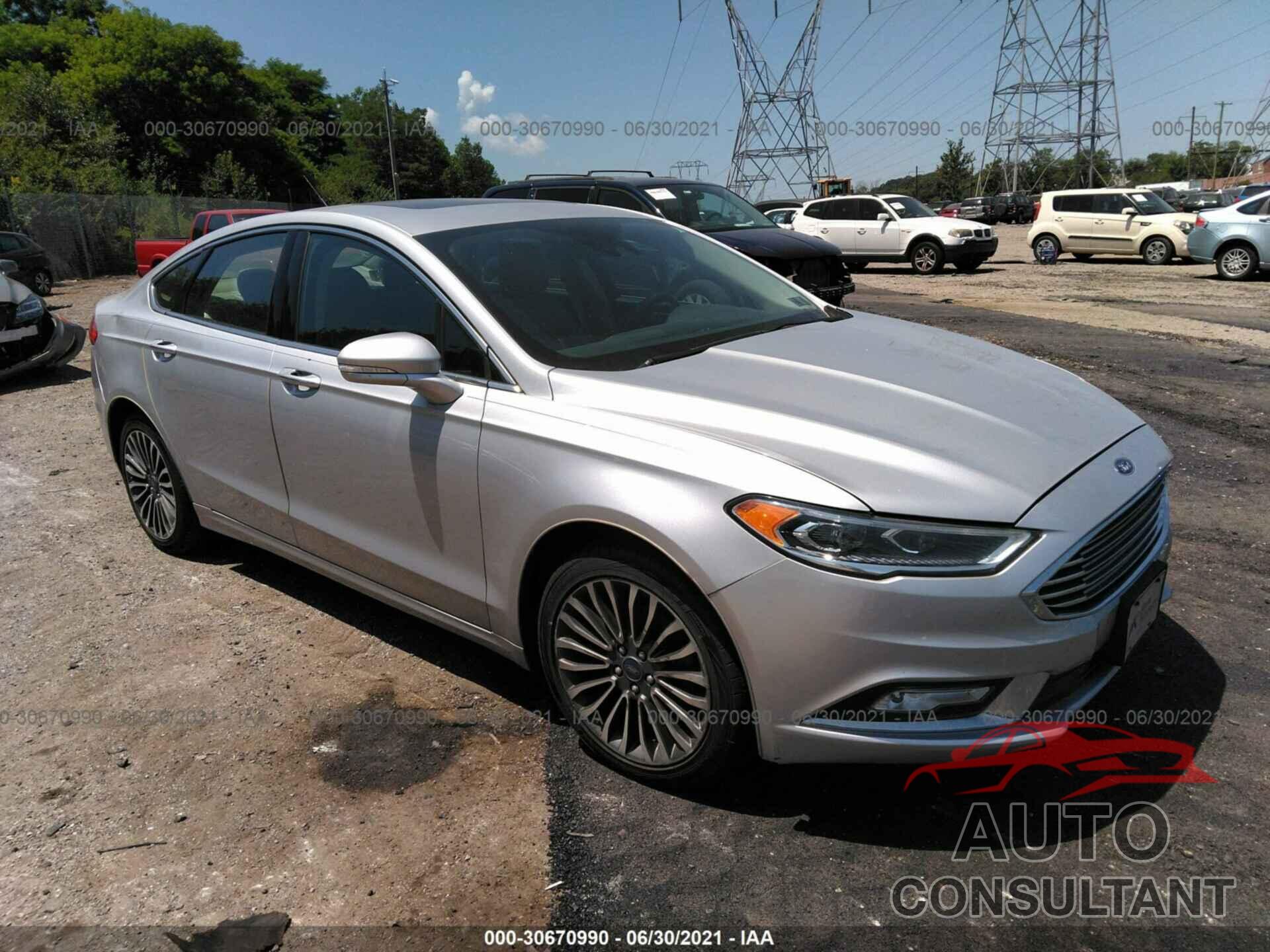 FORD FUSION 2017 - 3FA6P0T93HR173397