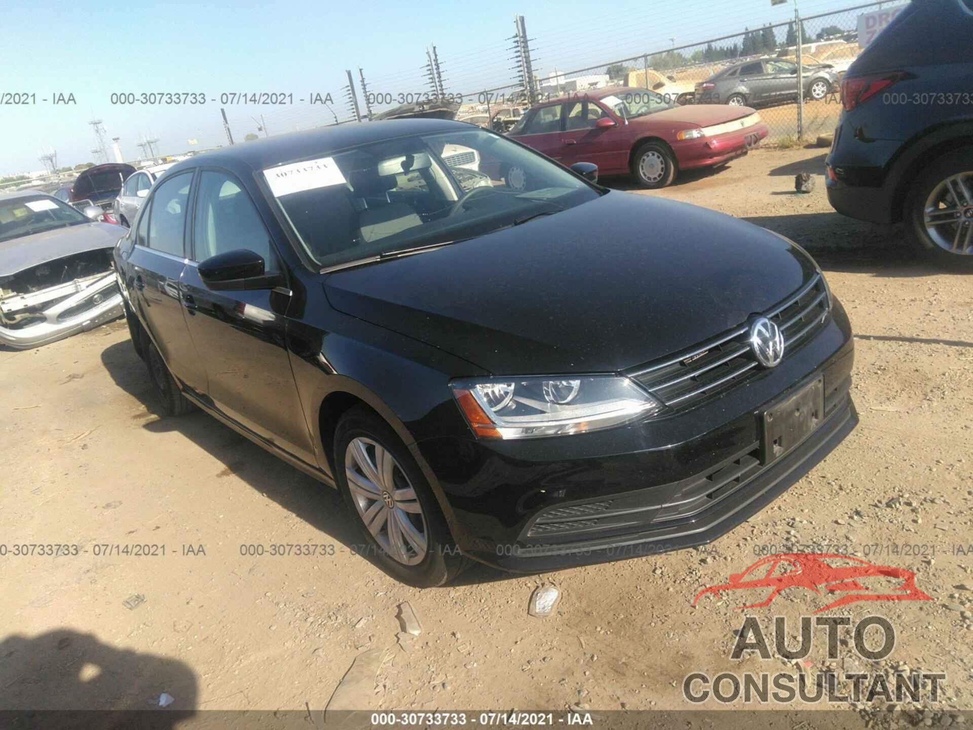 VOLKSWAGEN JETTA 2017 - 3VW2B7AJ1HM355803
