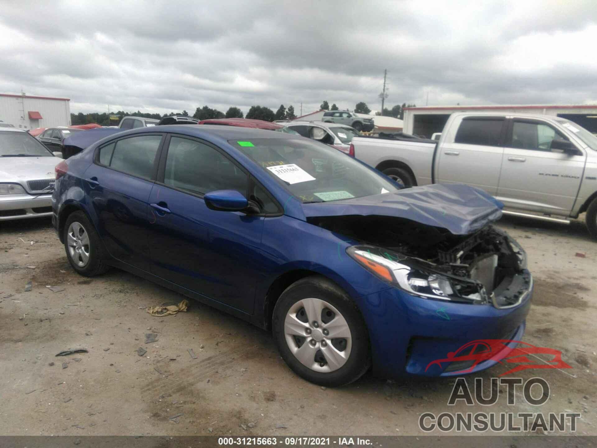 KIA FORTE 2017 - 3KPFK4A70HE146537