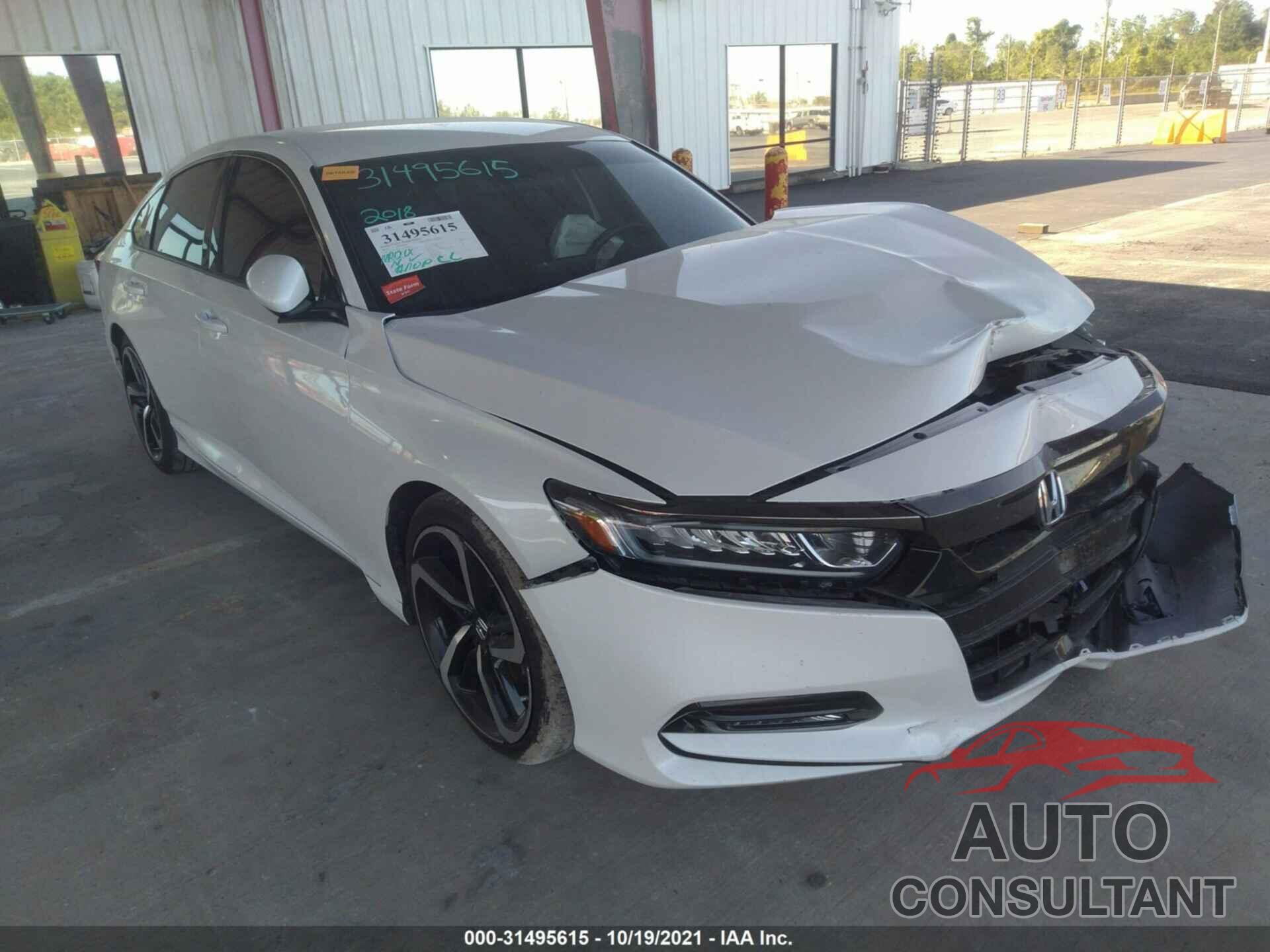 HONDA ACCORD SEDAN 2018 - 1HGCV1F3XJA178663