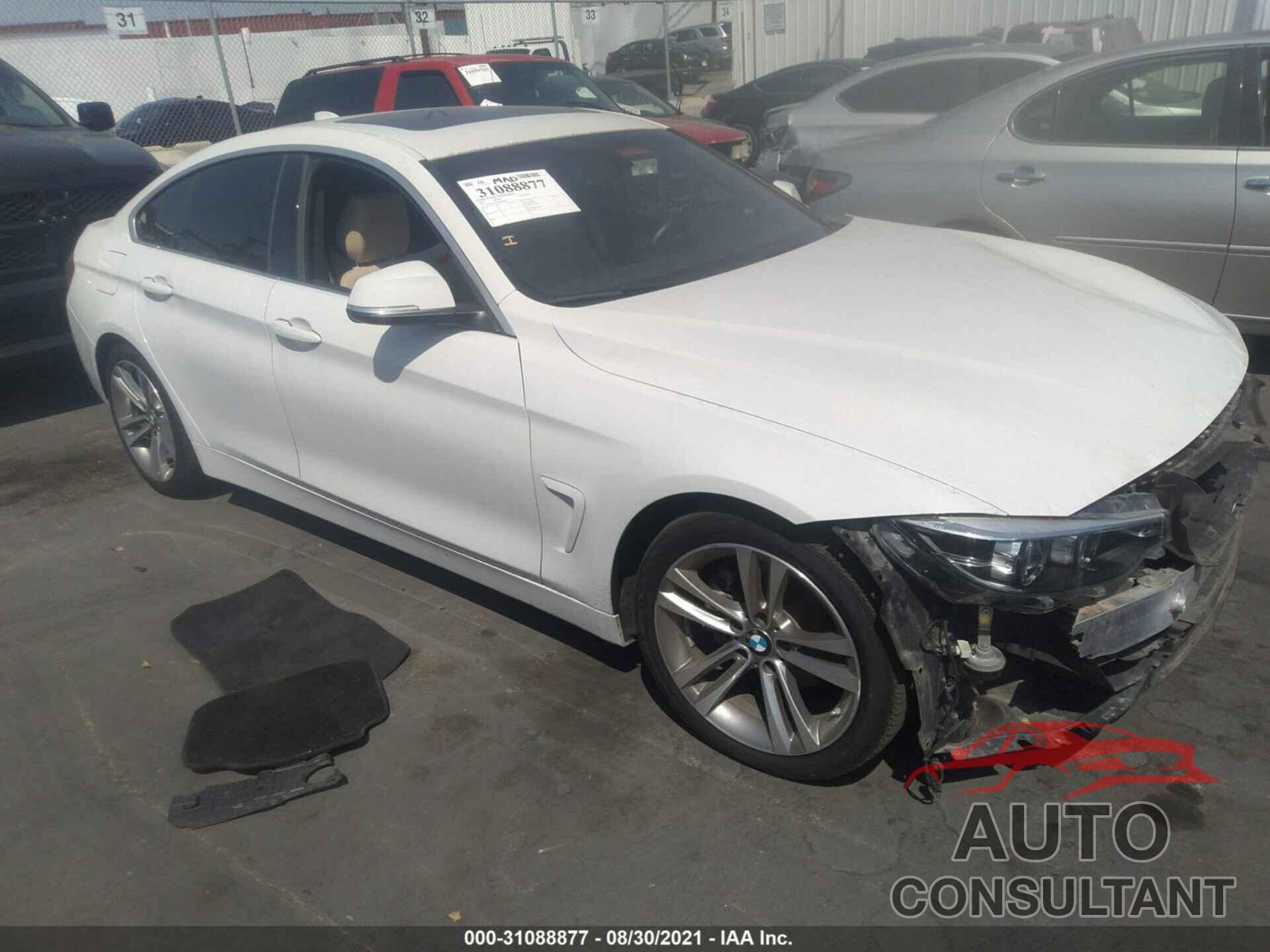 BMW 4 SERIES 2019 - WBA4J1C5XKBM18095