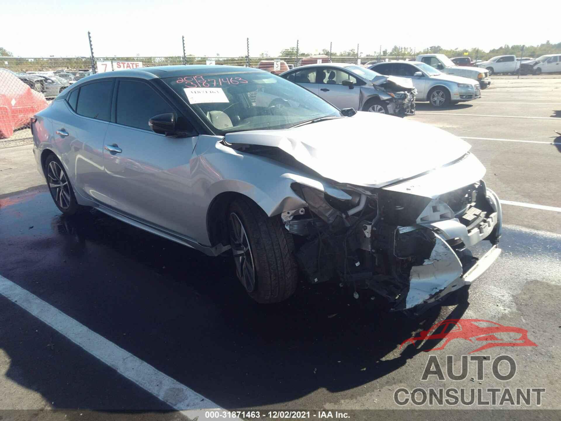 NISSAN MAXIMA 2019 - 1N4AA6AV0KC371956