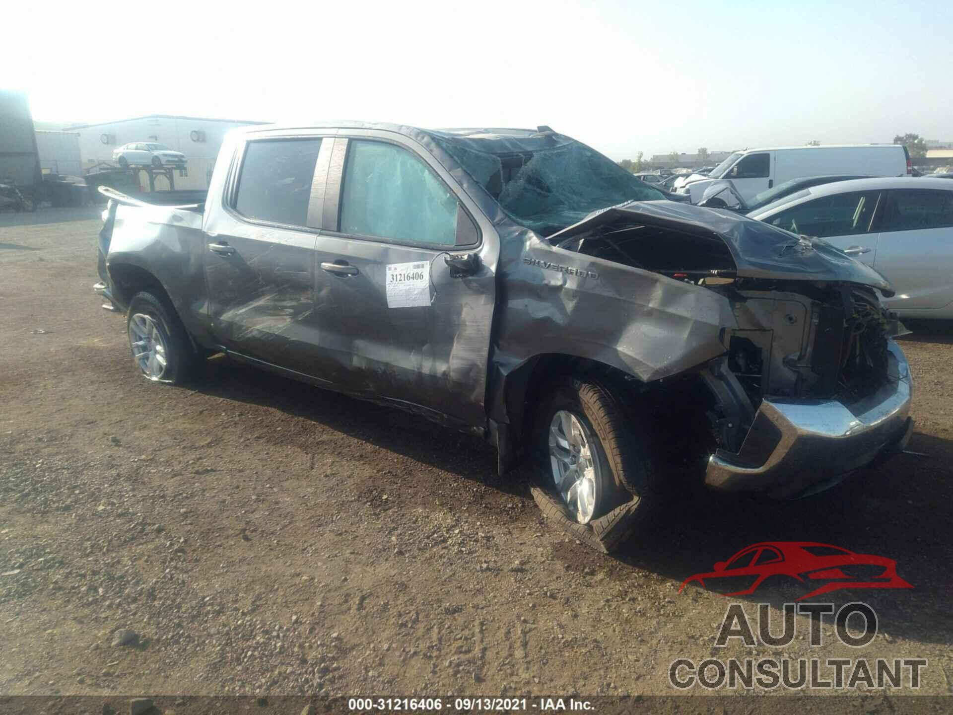CHEVROLET SILVERADO 1500 2021 - 3GCPWCET8MG145757