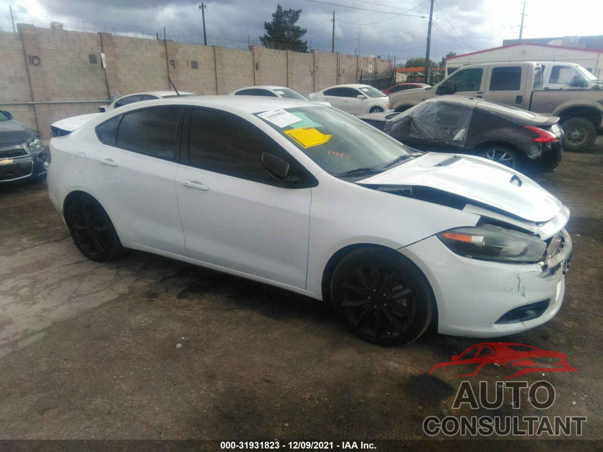 DODGE DART 2016 - 1C3CDFGB3GD791417