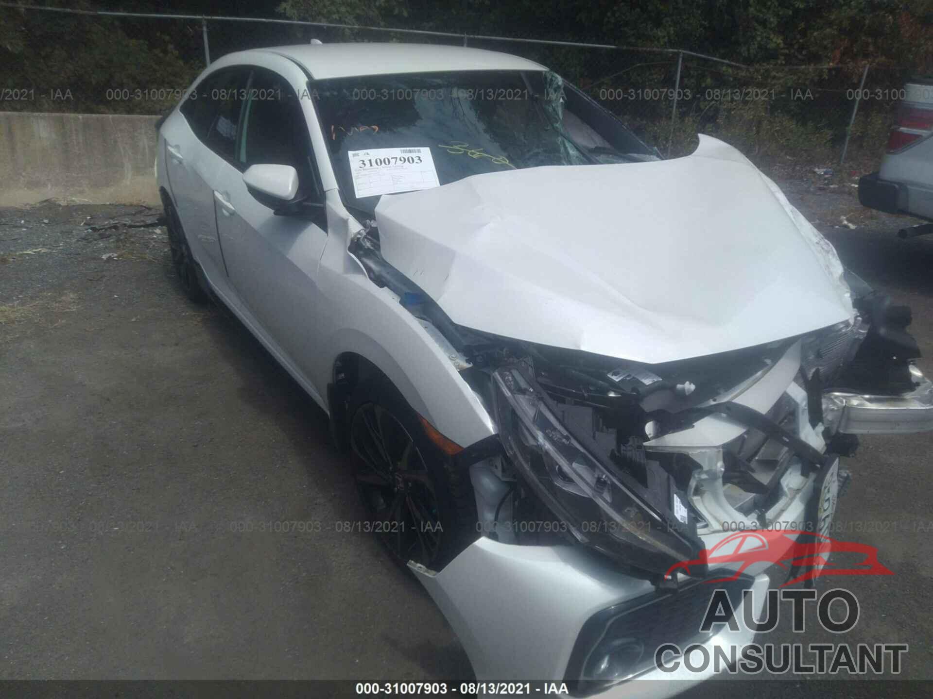 HONDA CIVIC HATCHBACK 2019 - SHHFK7G49KU217278