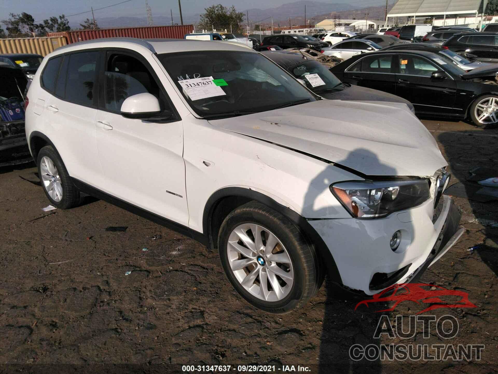 BMW X3 2017 - 5UXWZ7C55H0V84907