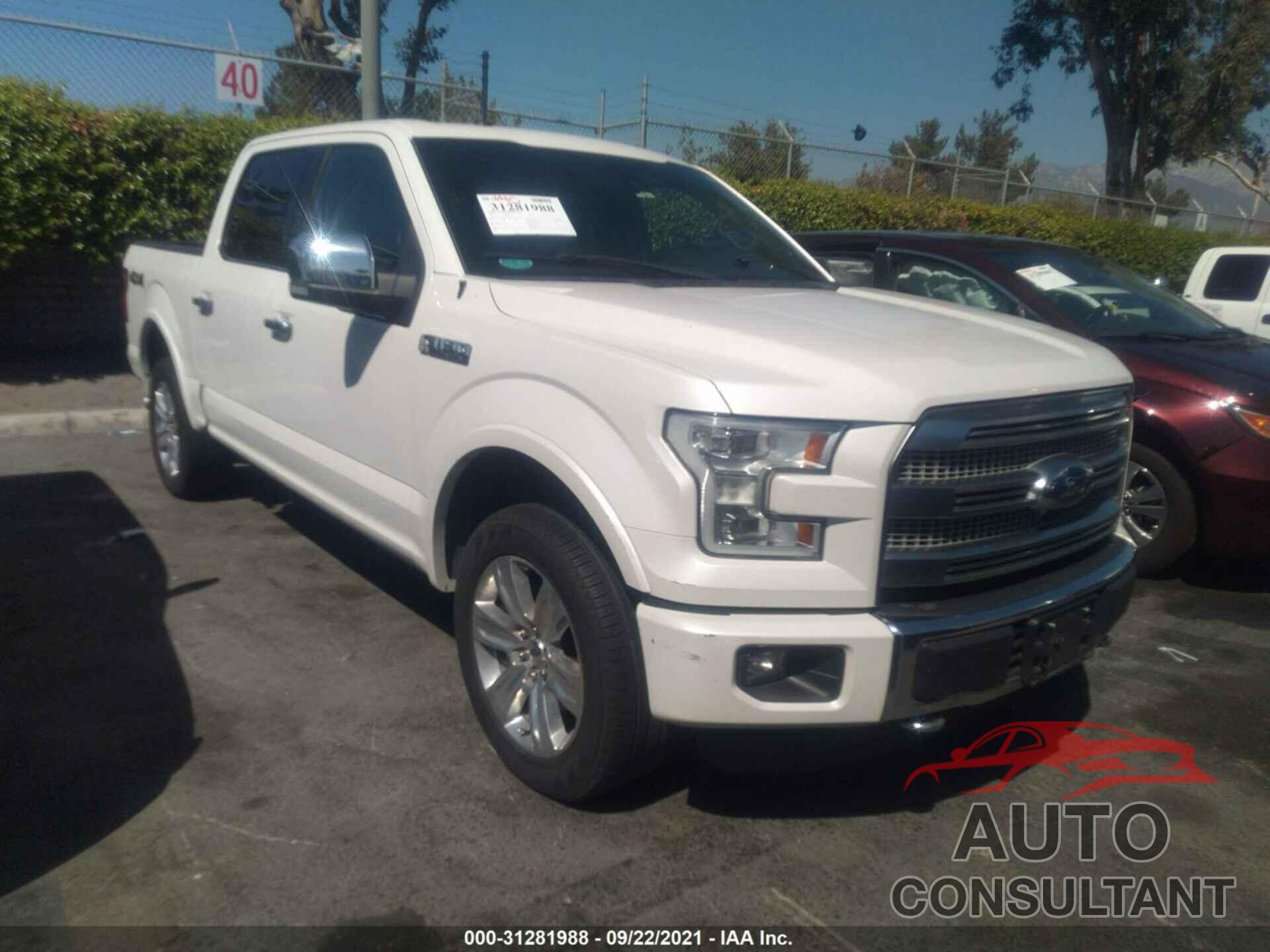 FORD F-150 2016 - 1FTEW1EF3GFB11169