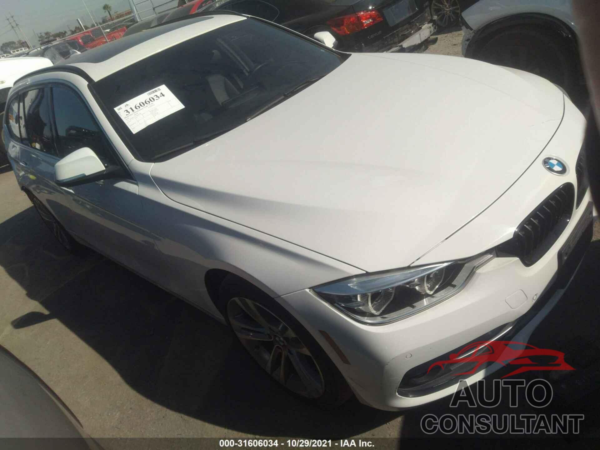 BMW 3 SERIES 2016 - WBA8G5C57GK442983