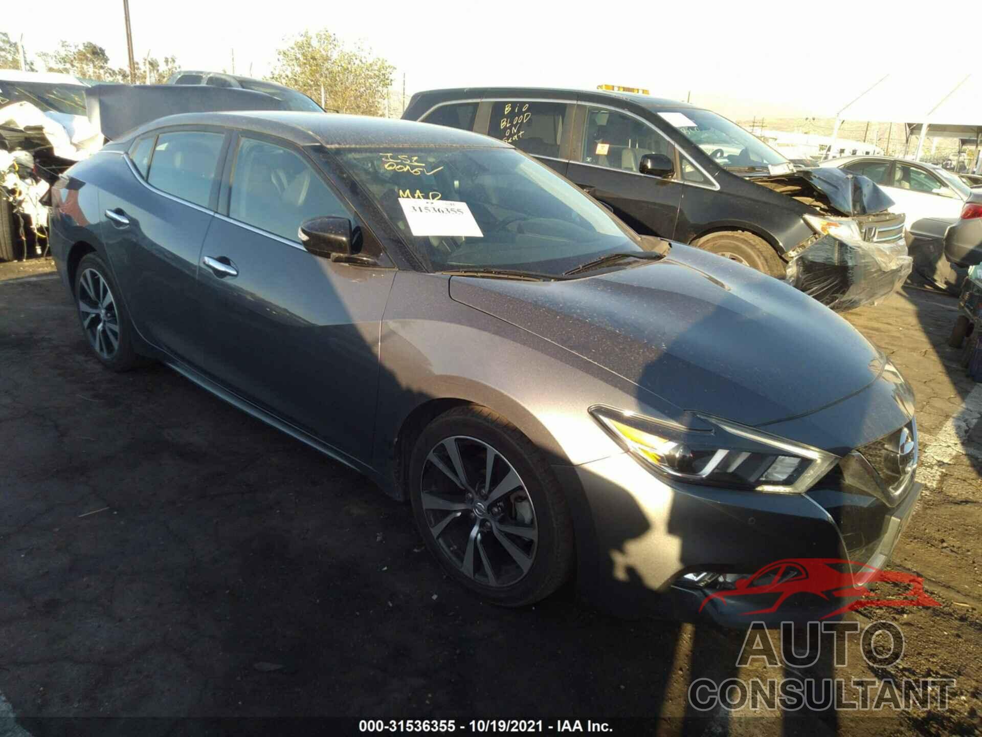 NISSAN MAXIMA 2018 - 1N4AA6AP5JC382175