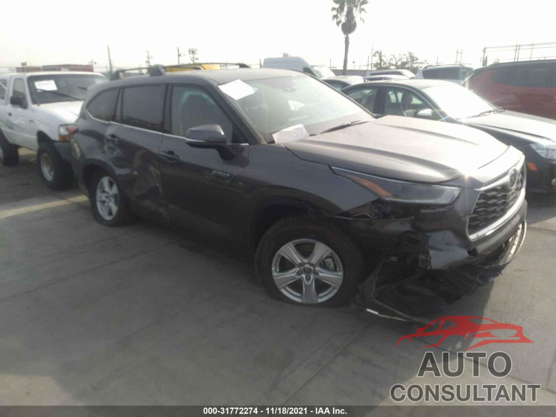 TOYOTA HIGHLANDER 2021 - 5TDZARAHXMS506774