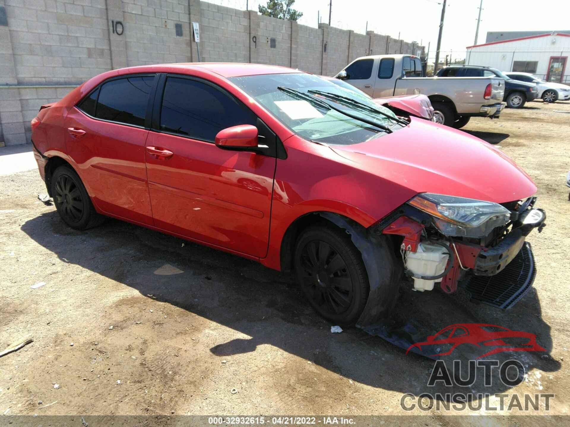 TOYOTA COROLLA 2017 - 2T1BURHE6HC807349