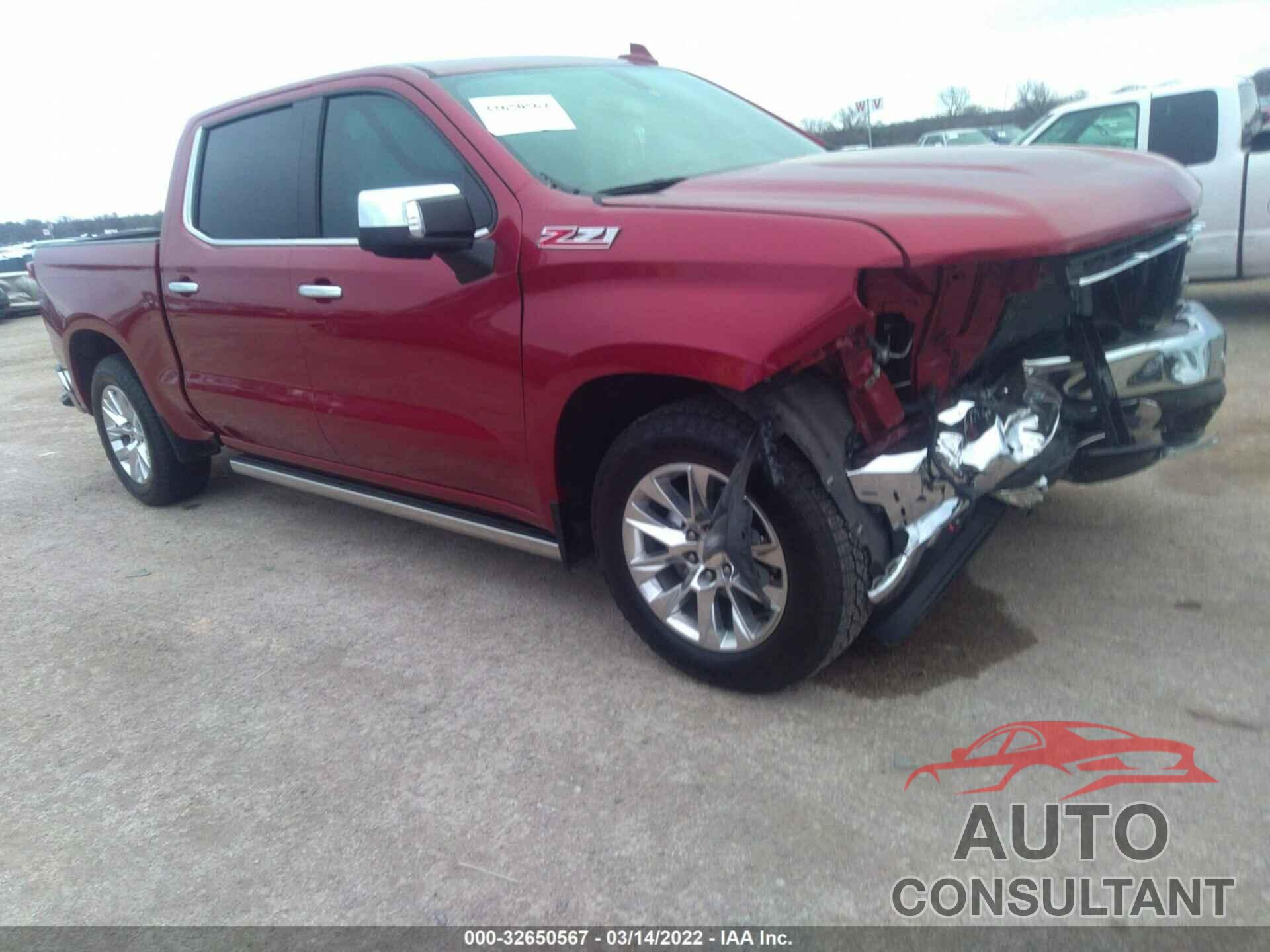 CHEVROLET SILVERADO 1500 2021 - 1GCUYGED1MZ139750