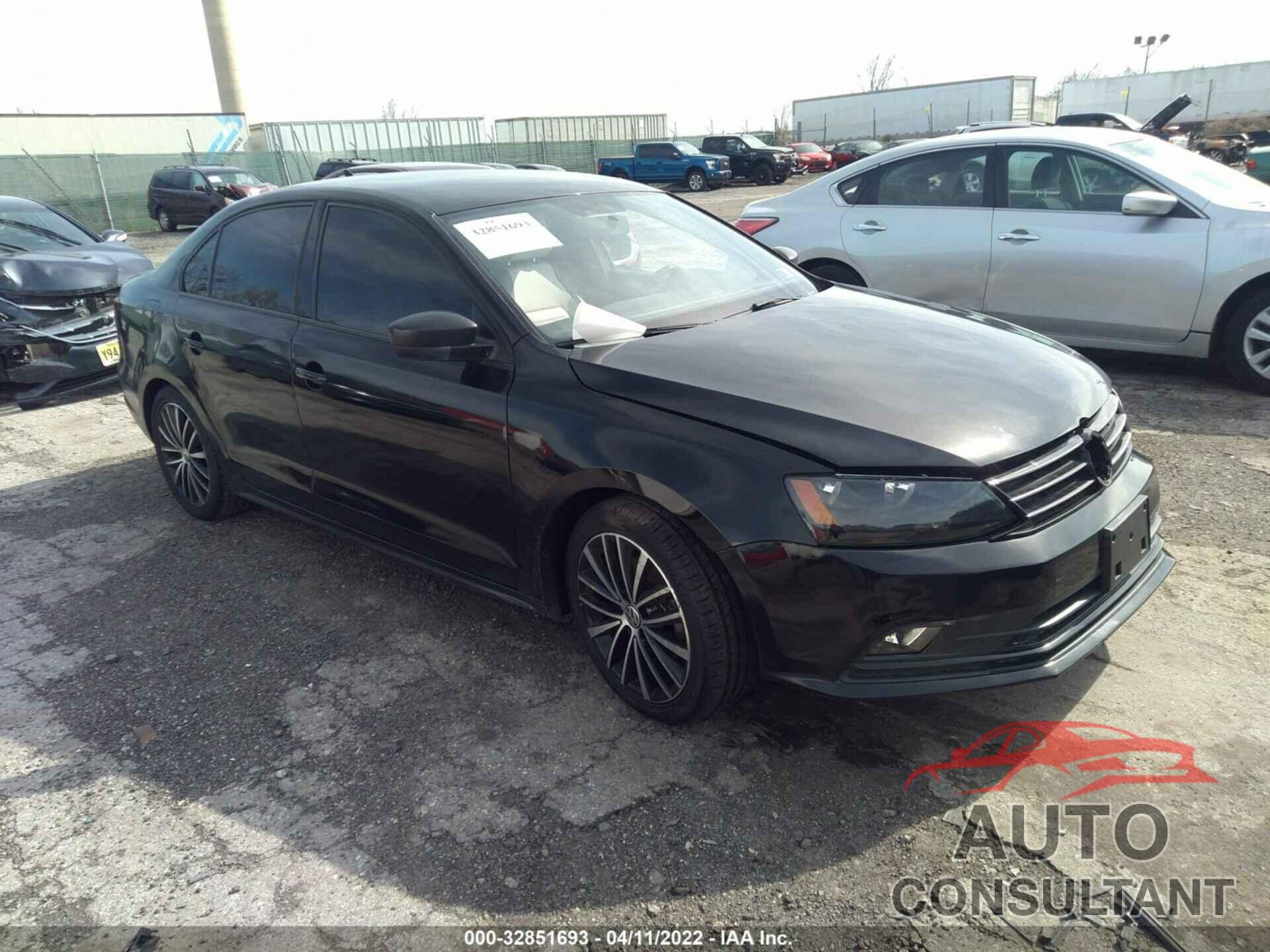 VOLKSWAGEN JETTA SEDAN 2016 - 3VWD17AJ6GM414810